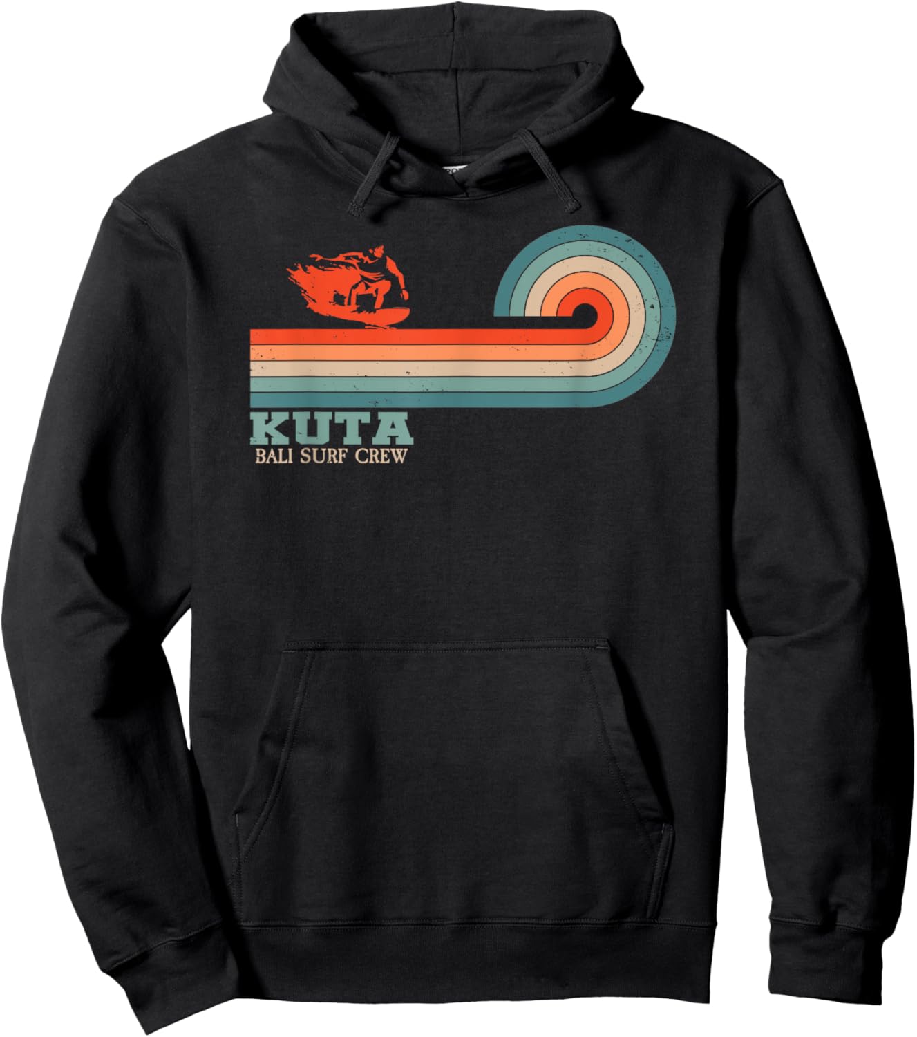 Bali Surfer I Indonesia Surfing I Bali Surf Crew I Kuta Surf Men Women Hoodie - Hoodie | Black