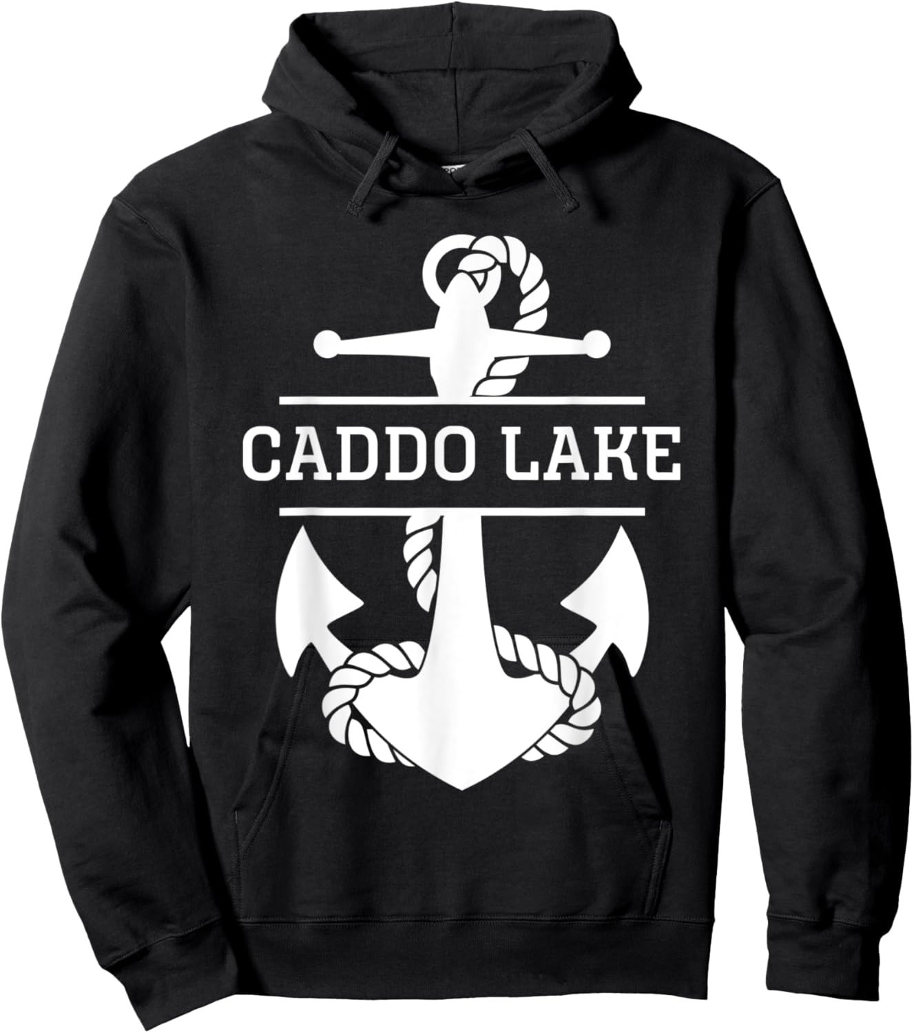Caddo Lake Texas Louisiana USA Nautical Hoodie - Hoodie | Black