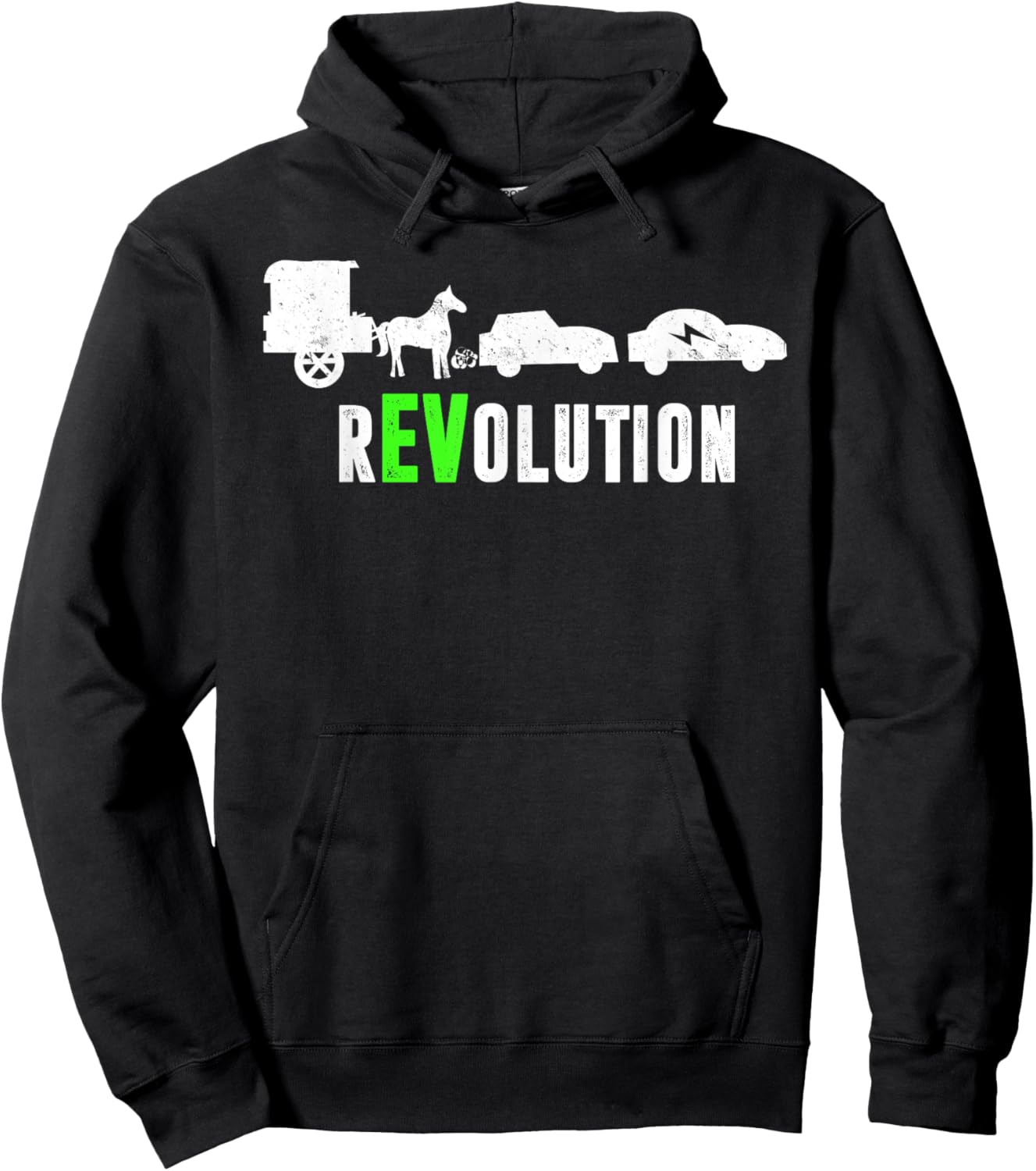 Electric Vehicle rEVolution EV Driver Hoodie - Hoodie | Black