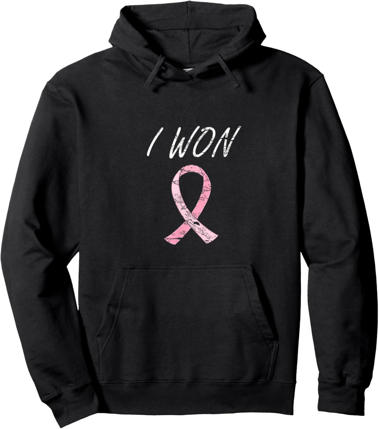 Survivor Breast Cancer Awareness Cancer Winner Hoodie - Hoodie | Black