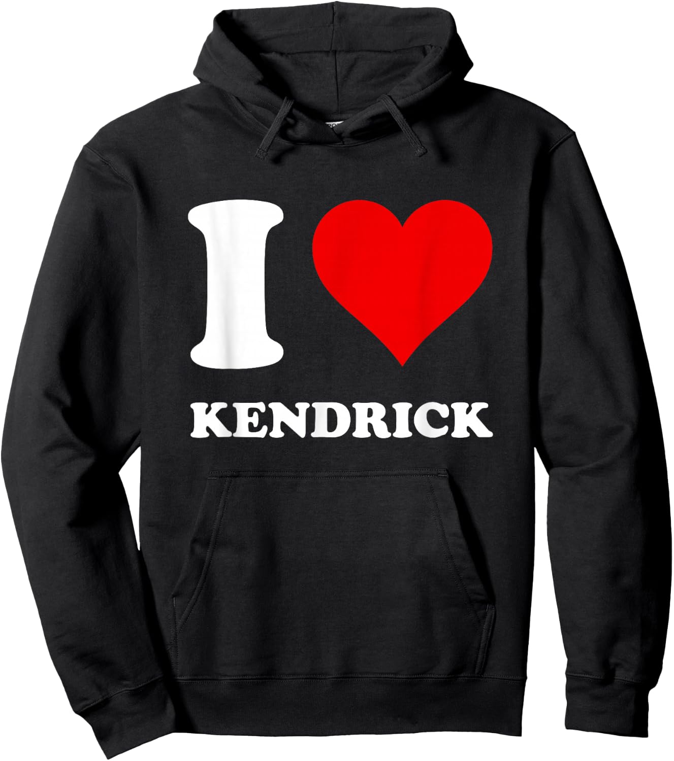 I Love Kendrick Hoodie - Hoodie | Black