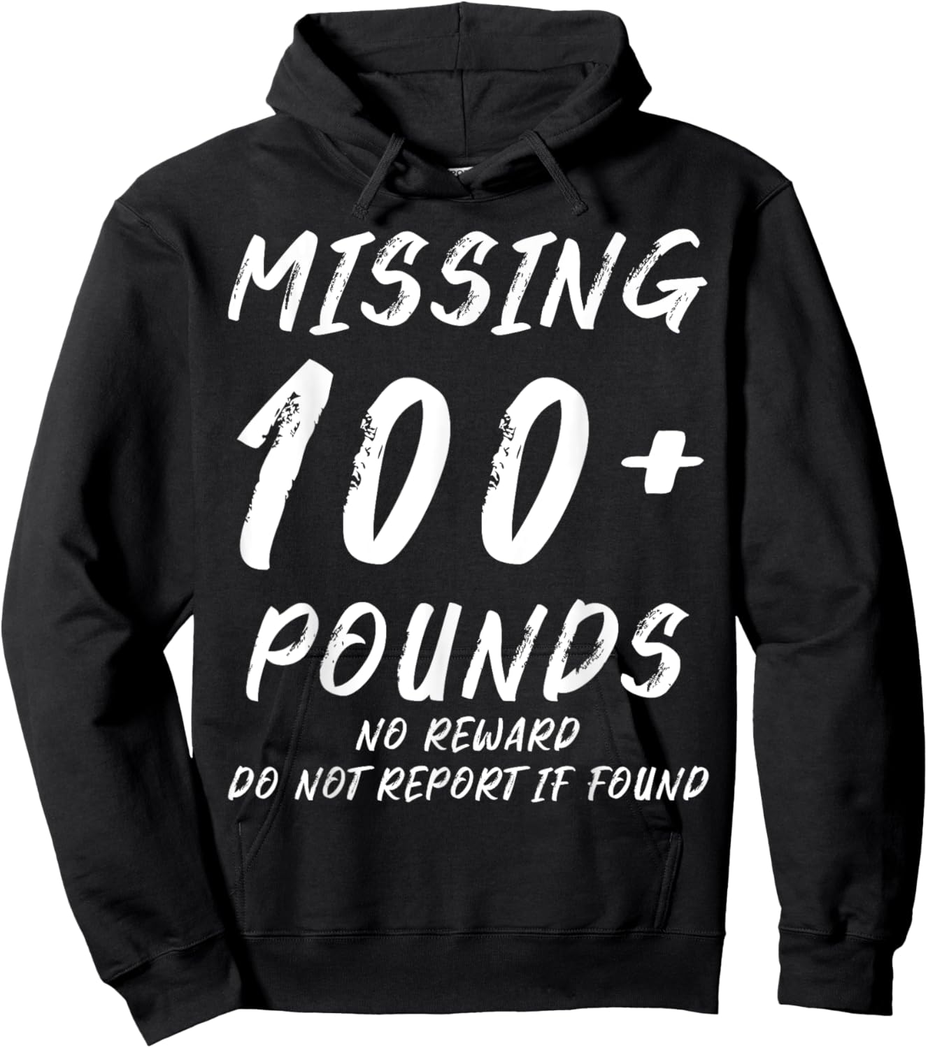 I Lost 100 lbs Weight Loss Adult Goal Missing 100 Pounds Hoodie - Hoodie | Black