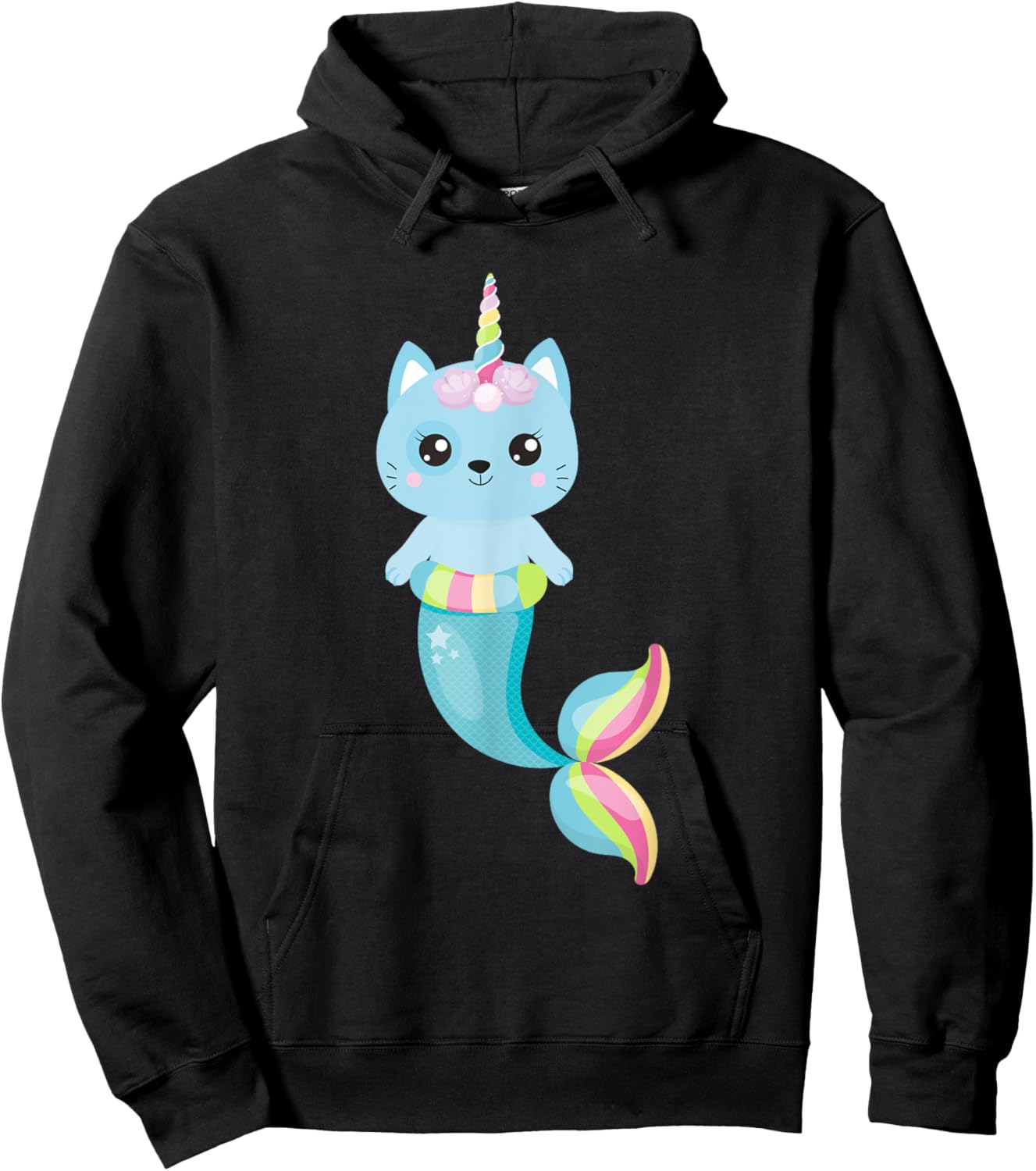 Summer Caticorn Unicorn Hoodie - Hoodie | Black