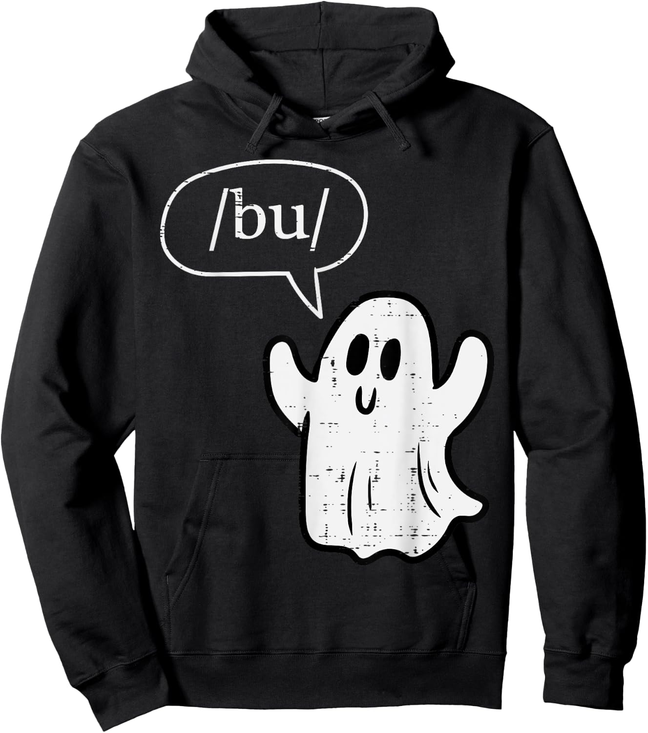 Halloween Speech Therapy Ghost Bu Boo SLP Costume Men Women Hoodie - Hoodie | Black