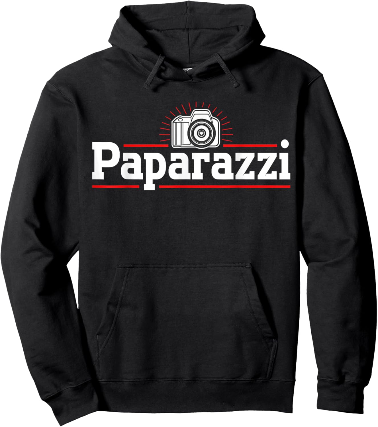 Photography Camera Lens Retro Paparazzi Hoodie - Hoodie | Black