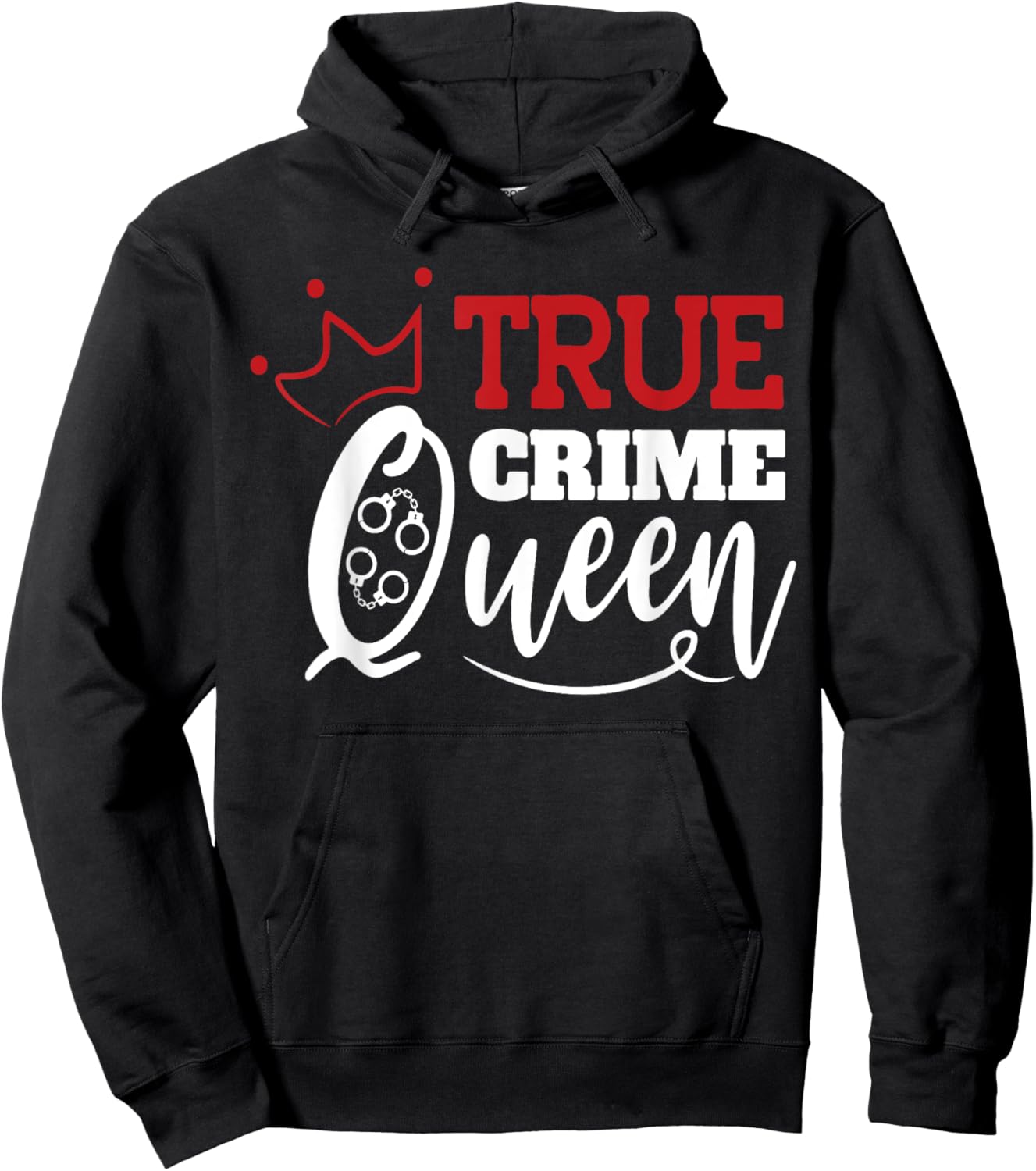 True Crime Queen Hoodie - Hoodie | Black