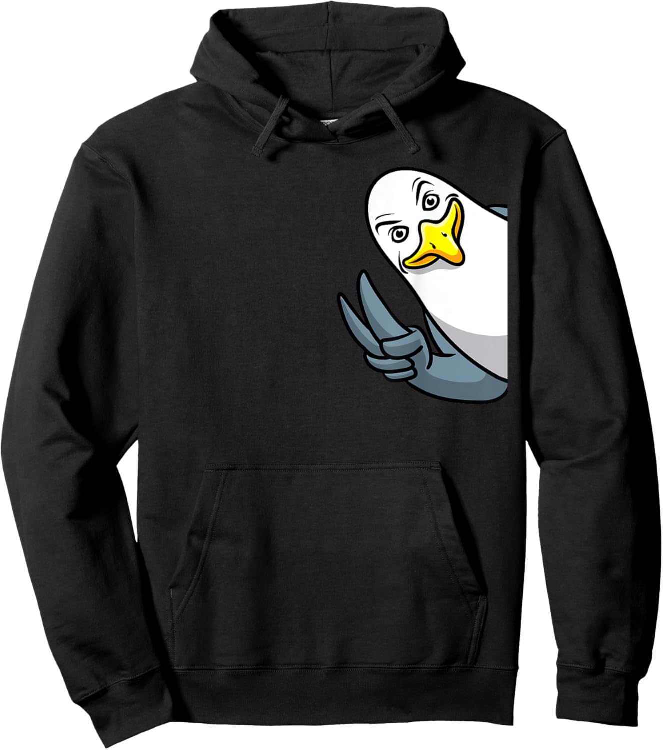 Seagull gull Hoodie - Hoodie | Black