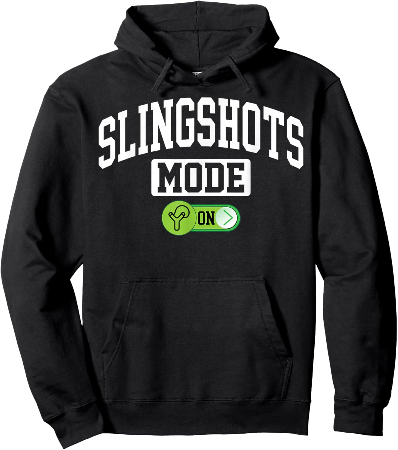 Slingshots Mode on Funny Slingshots Maker Hoodie - Hoodie | Black