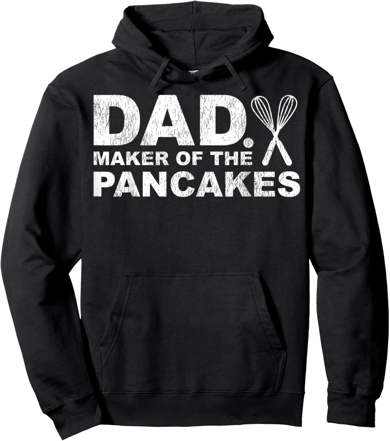 Funny Pancake Lover Dad Maker Of The Pancakes Father's Day Hoodie - Hoodie | Black
