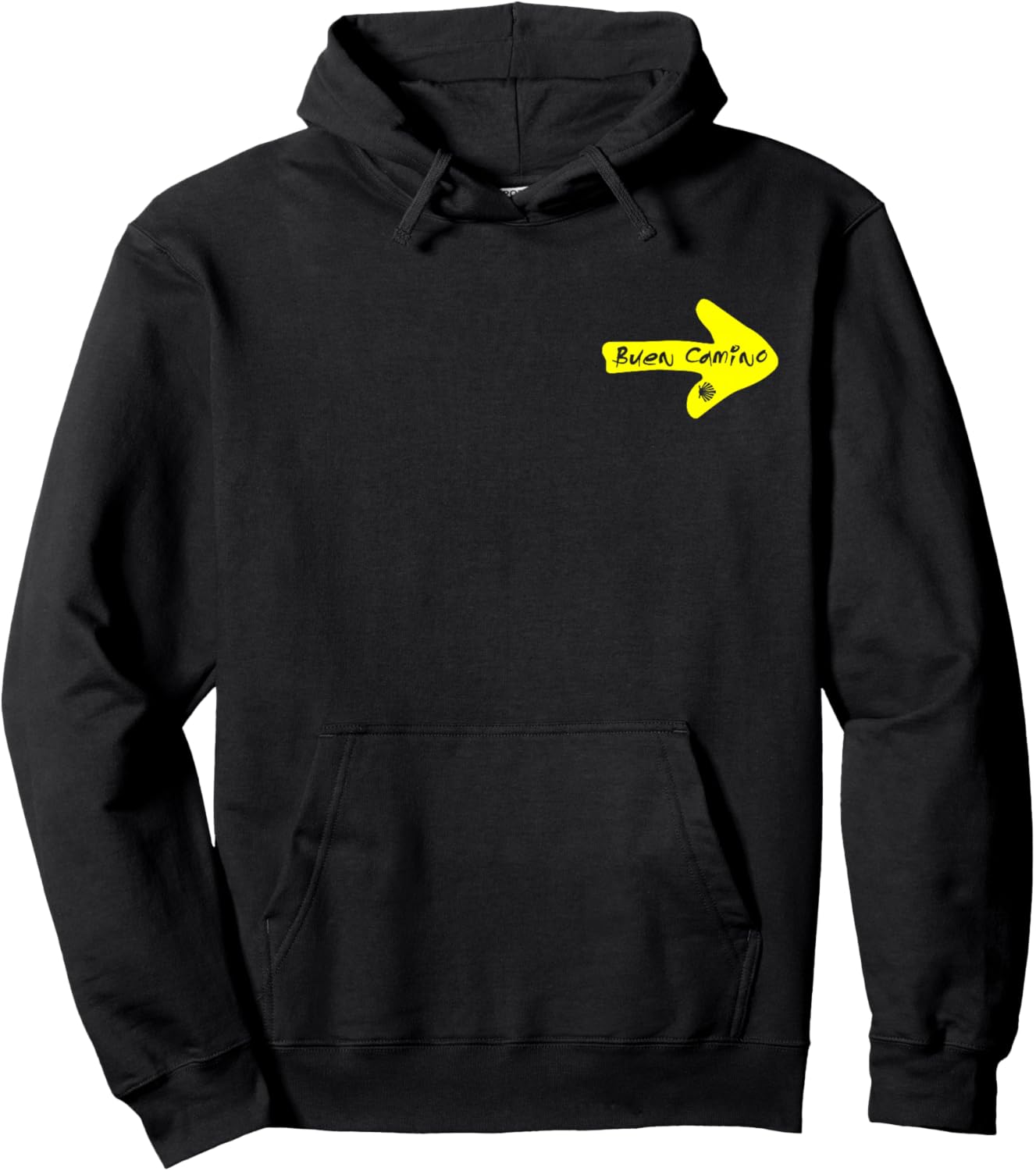 Camino de Santiago de Compostela Pilgrim Hiking St James Way Hoodie - Hoodie | Black