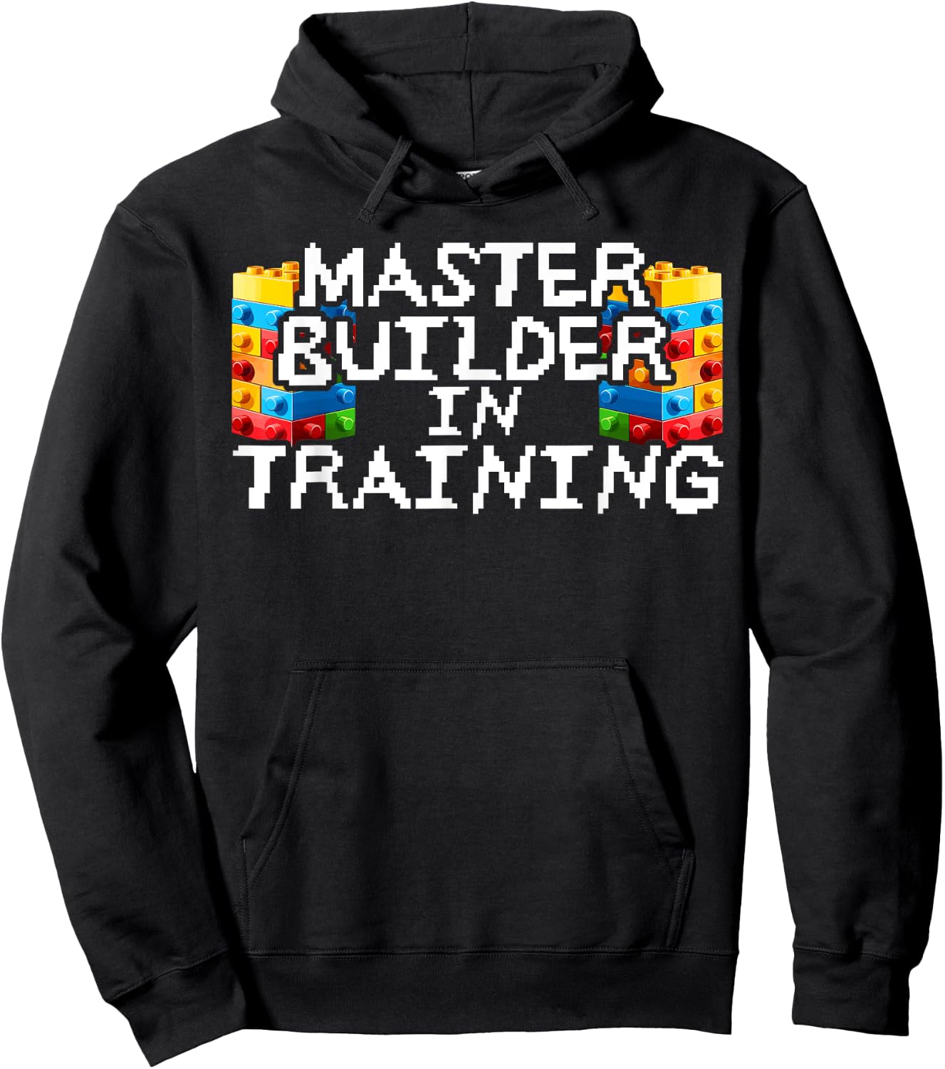 Master Builder Bricks Blocks Play Toys Hoodie - Hoodie | Black