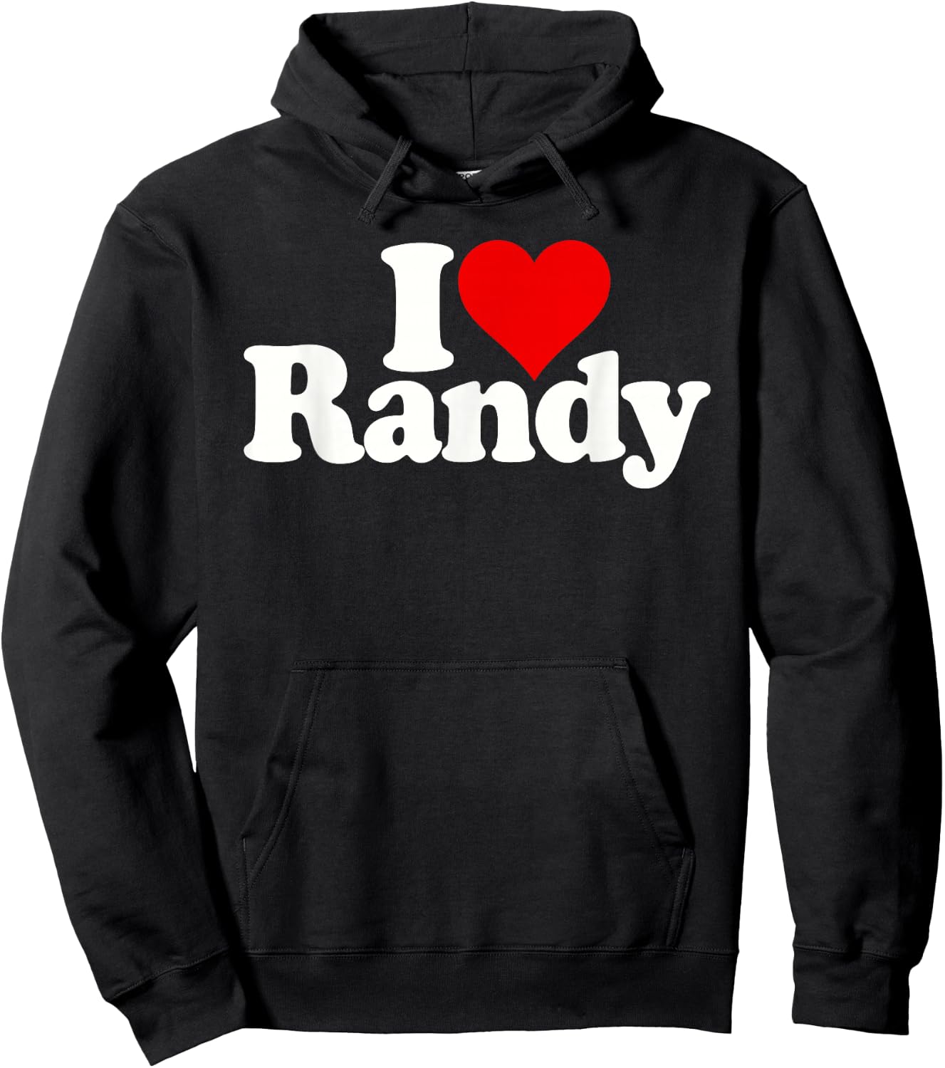 I Love Heart Randy Randall Hoodie - Hoodie | Black