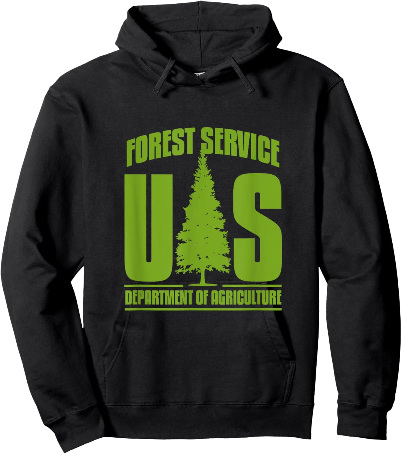 Forest Service US Department of Agriculture United States Hoodie - Hoodie | Black