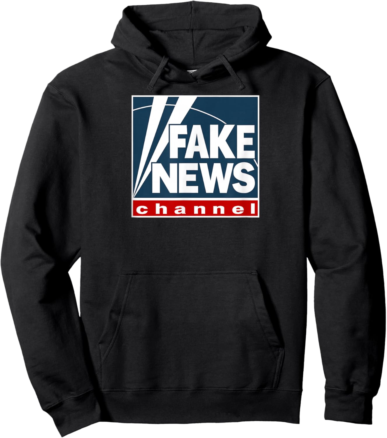 Fake News Channel Hoodie - Hoodie | Black