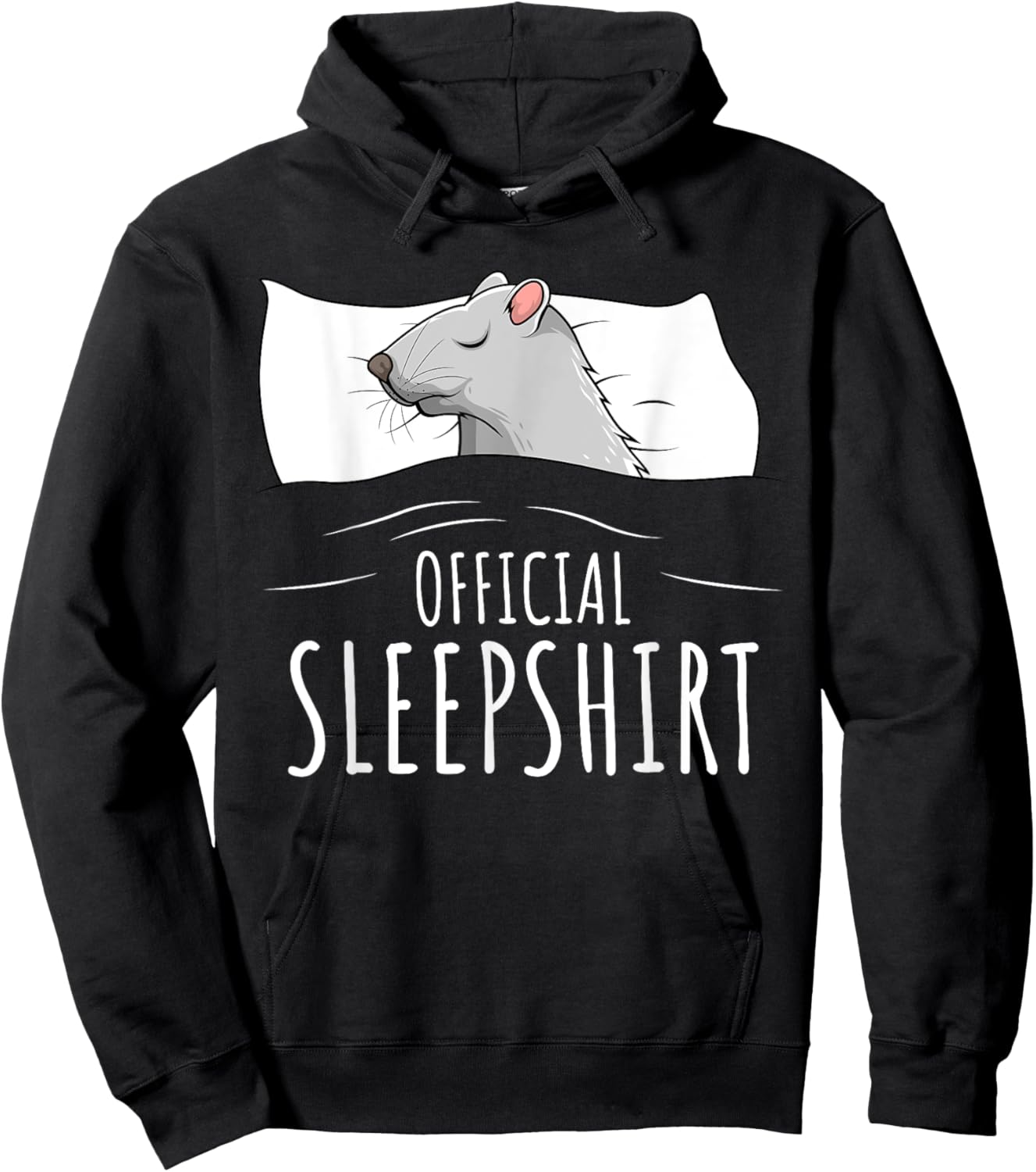 Rat Official Sleepshirt Hoodie - Hoodie | Black