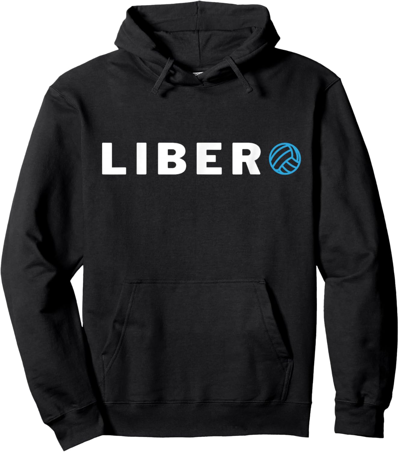 Libero Volleyball Defensive Player Passer Passing Graphic Hoodie - Hoodie | Black