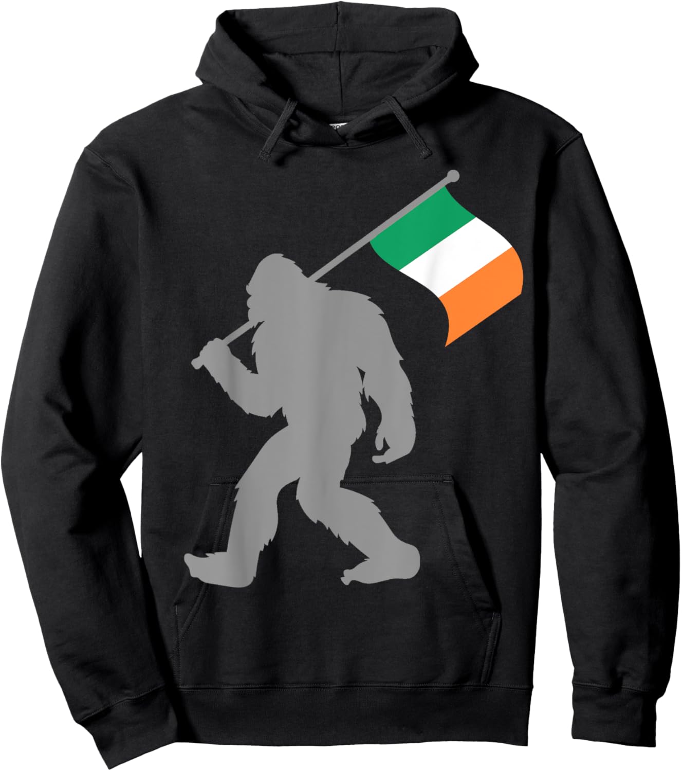 Éire or Irish Flag on Ireland Flag Hoodie - Hoodie | Black