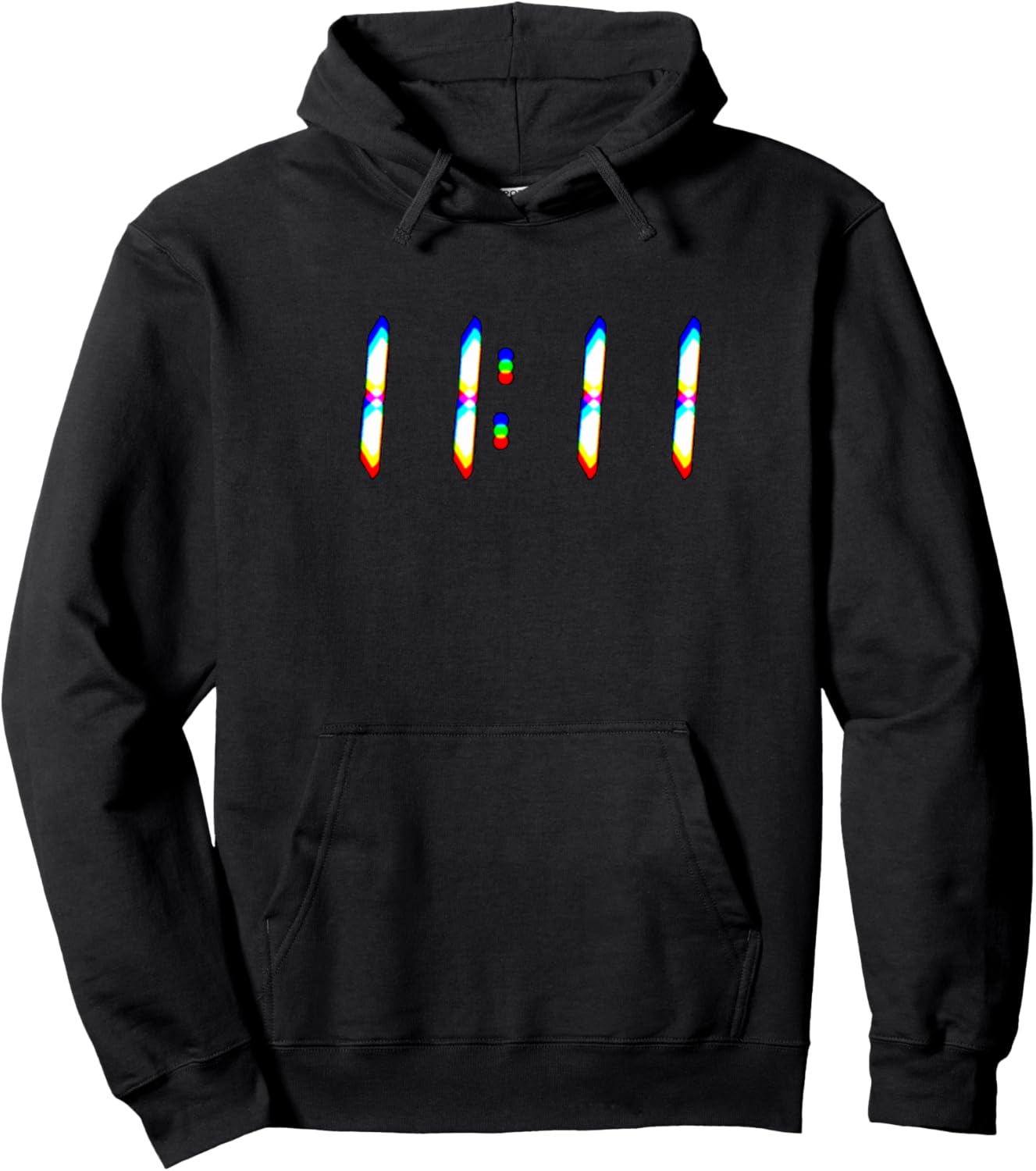 11:11 Wake up its 11 11 Synchronicity Numerology Angel Hoodie - Hoodie | Black
