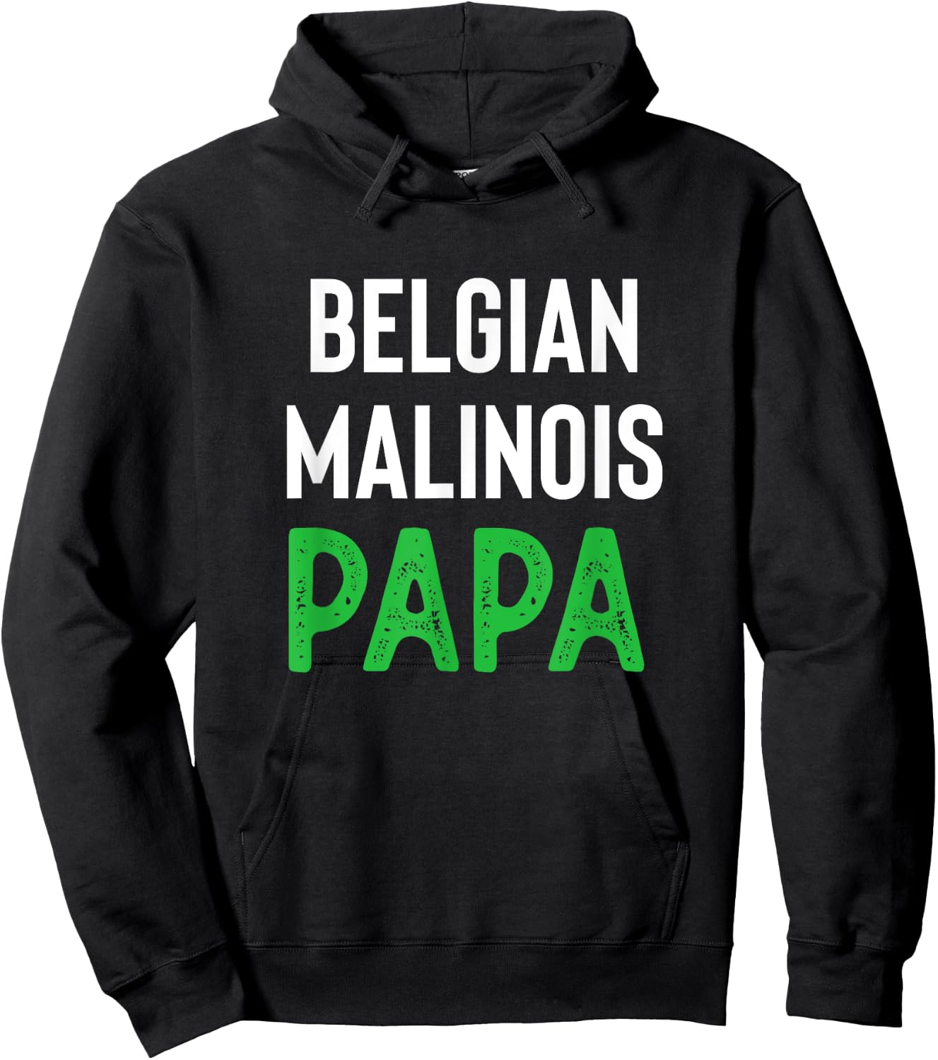 Belgian Malinois Papa Hoodie - Hoodie | Black