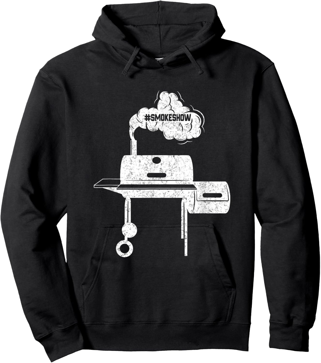 Smokeshow, Funny Backyard BBQ Barbecue Humor Dad Husband Men Hoodie - Hoodie | Black