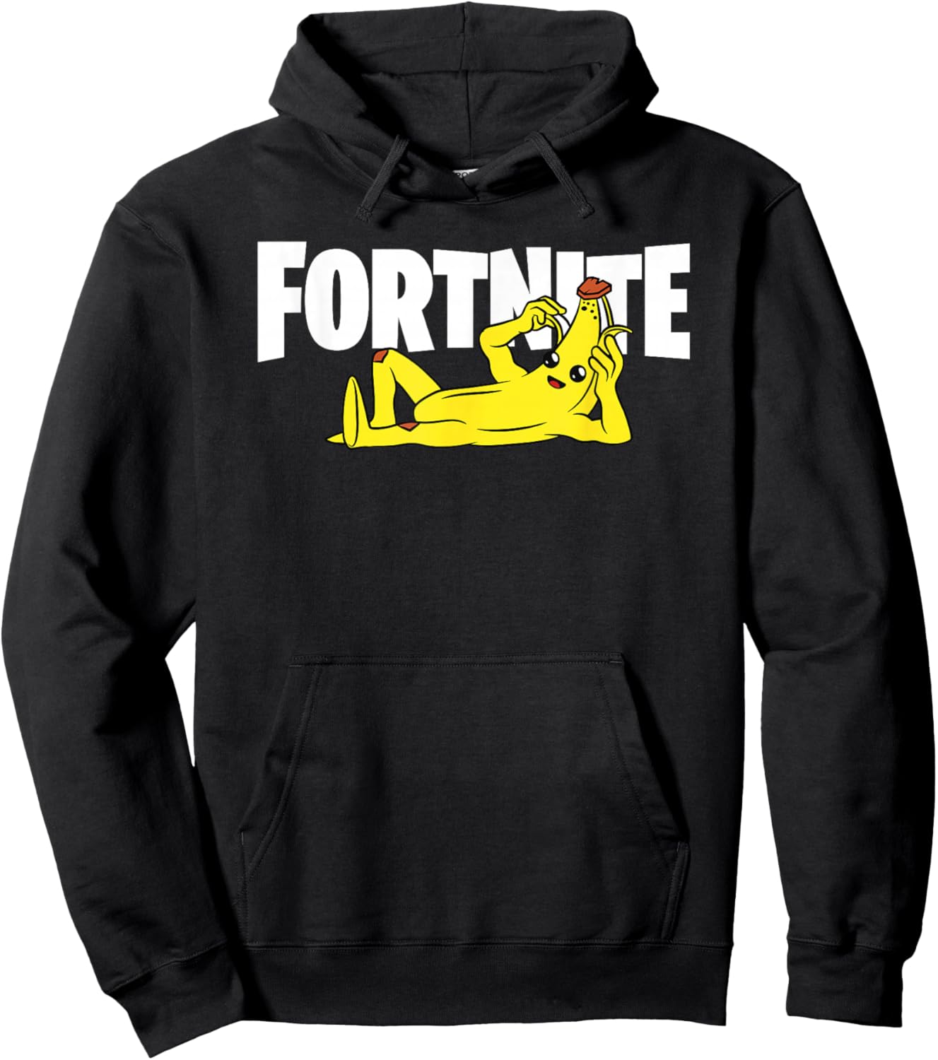 Fortnite Banana Lay Down with Title Small Hoodie - Hoodie | Black