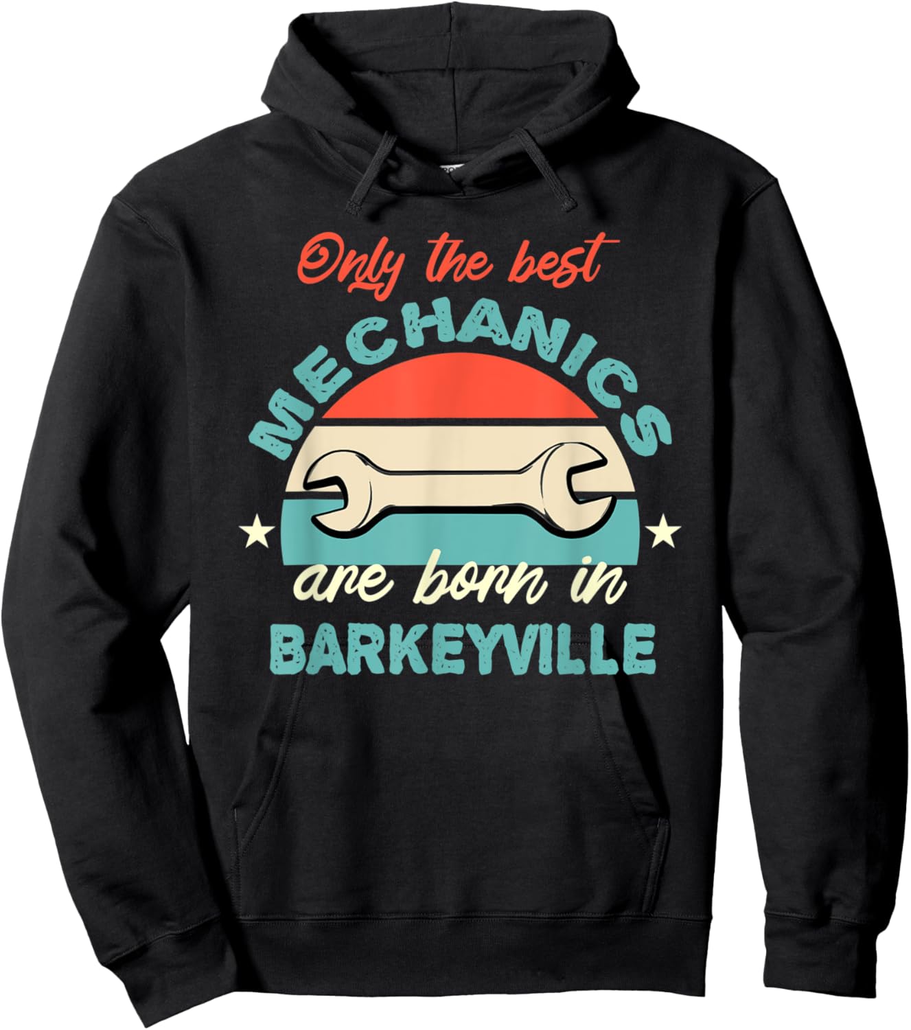 The Best Mechanics are born in Barkeyville Hoodie - Hoodie | Black