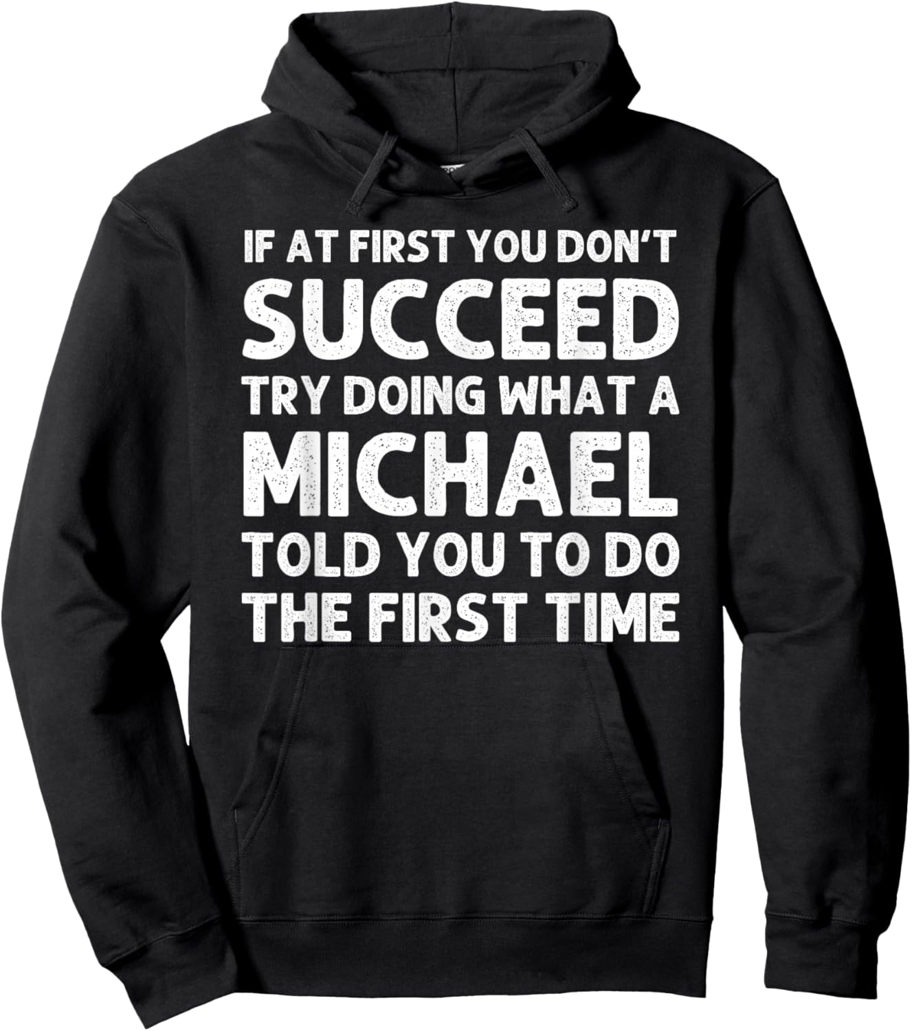 Michael Funny Surname Family Tree Birthday Reunion Idea Hoodie - Hoodie | Black
