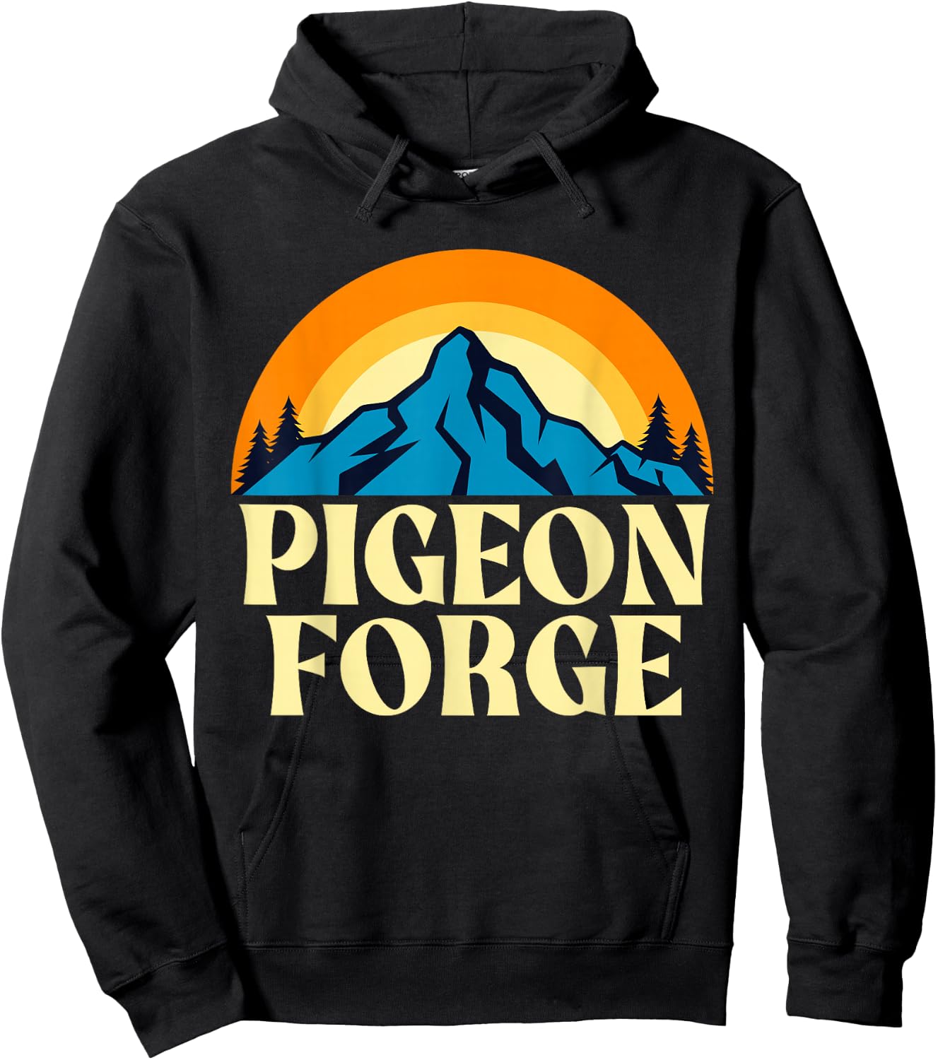 Pigeon Forge TN, Pigeon Forge Hoodie - Hoodie | Black