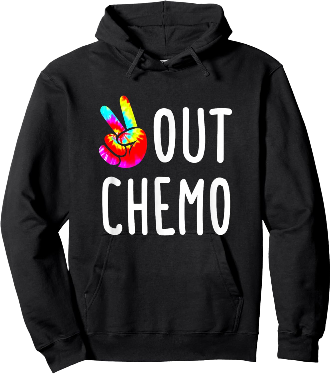 Peace Out Chemo Chemotherapy Hoodie - Hoodie | Black