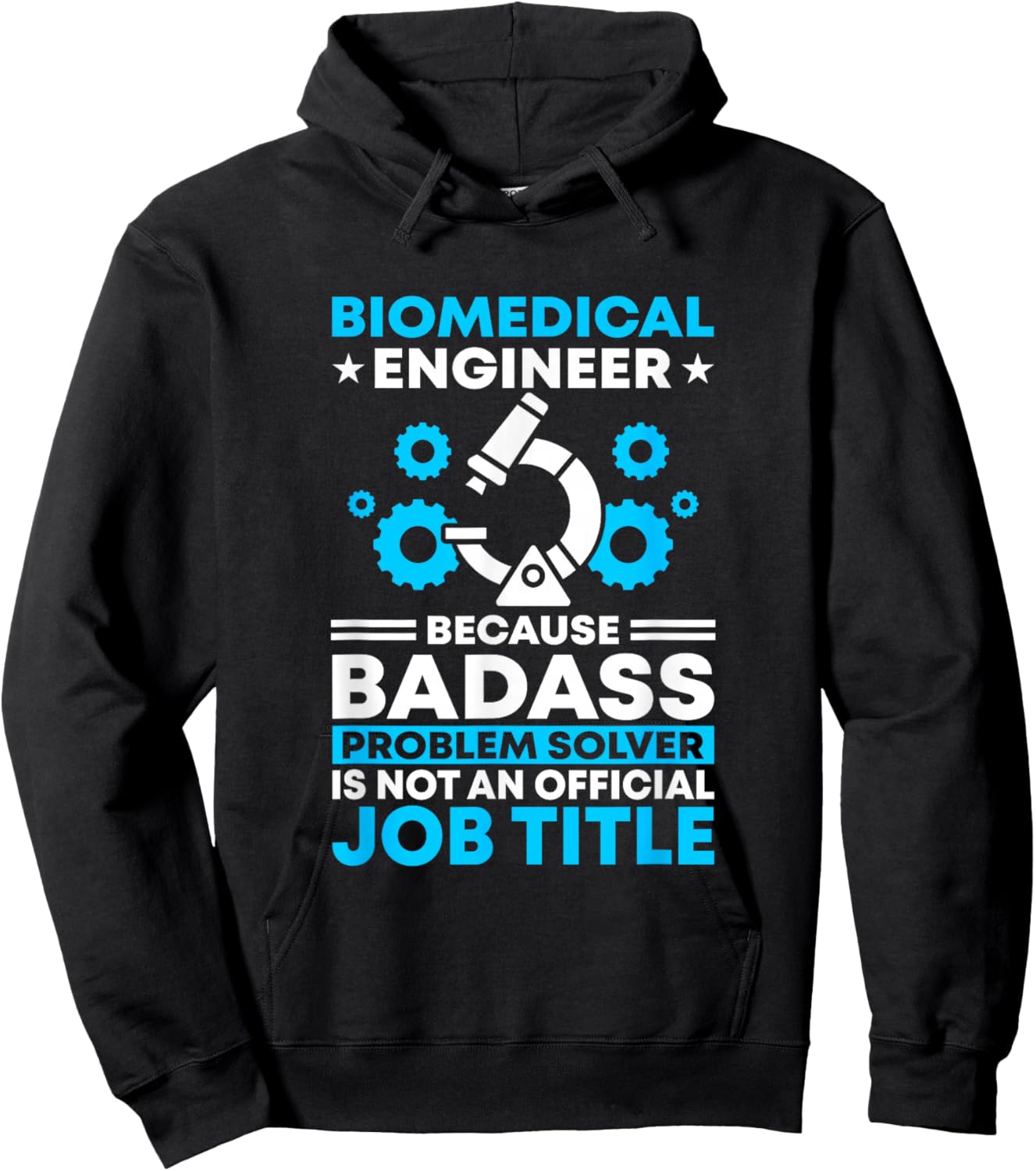 Official Job Title Biomed Biomedical Engineer Hoodie - Hoodie | Black