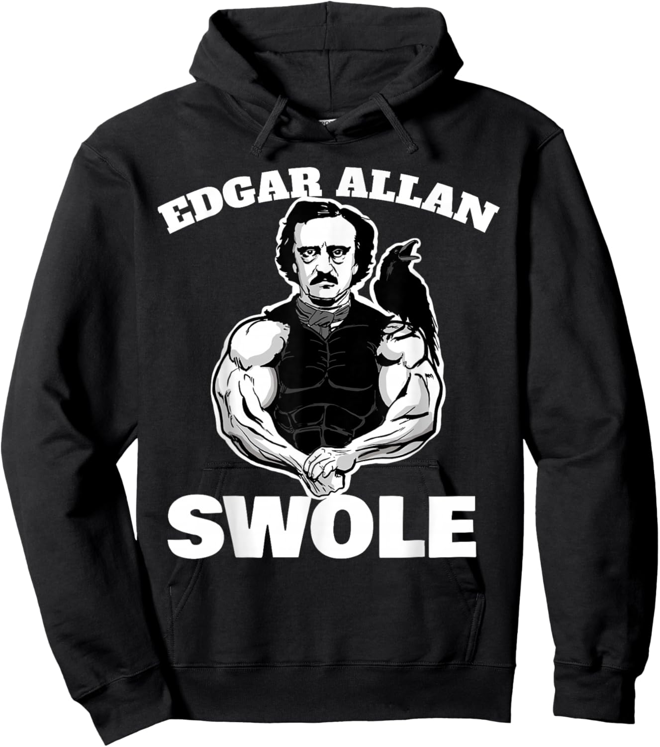 Edgar Allan Swole Hoodie - Hoodie | Black