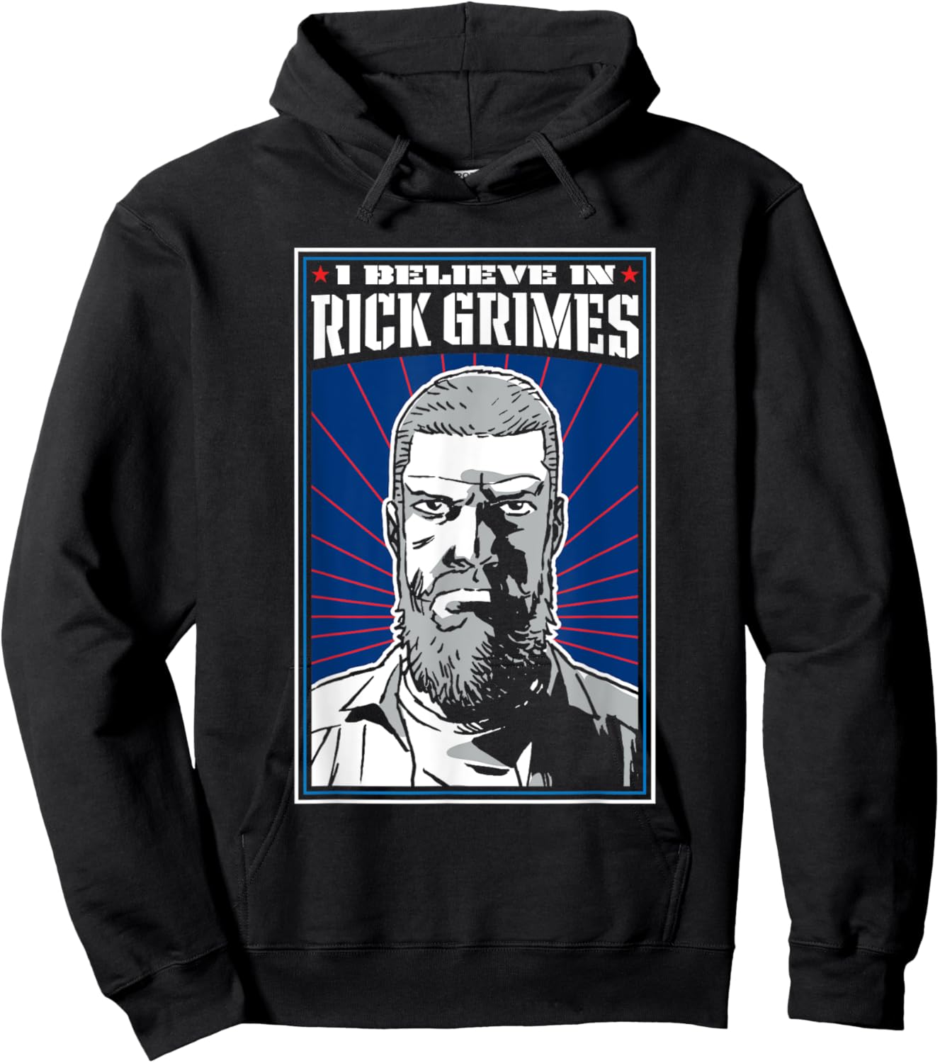 The Walking Dead's I Believe In Rick Grimes Hoodie - Hoodie | Black