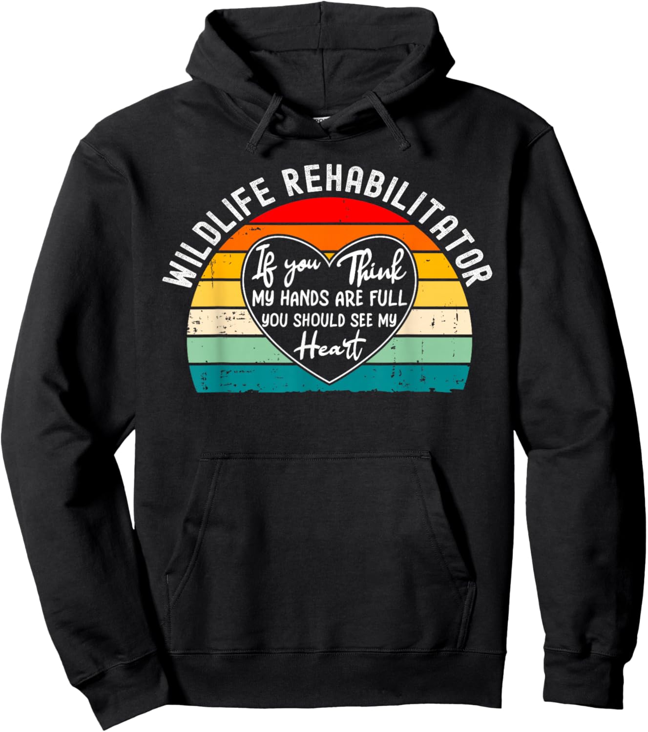 Wildlife Rehabilitator Appreciation - Should See My Heart Hoodie - Hoodie | Black