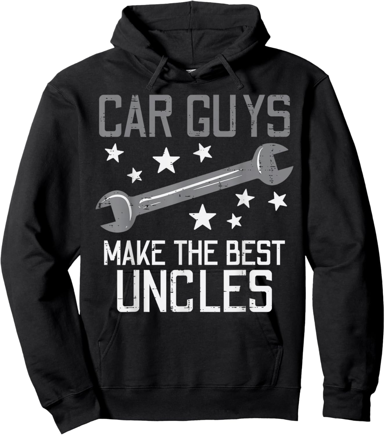 Car Guys Make The Best Uncles Funny Garage Auto Mechanic Men Hoodie - Hoodie | Black