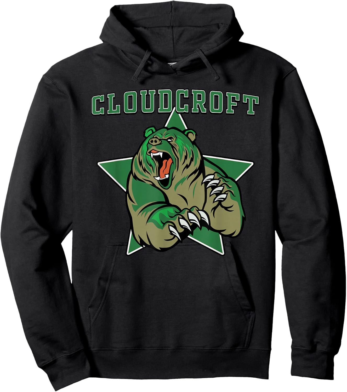 Cloudcroft Bears High School Team Spirit Hoodie - Hoodie | Black