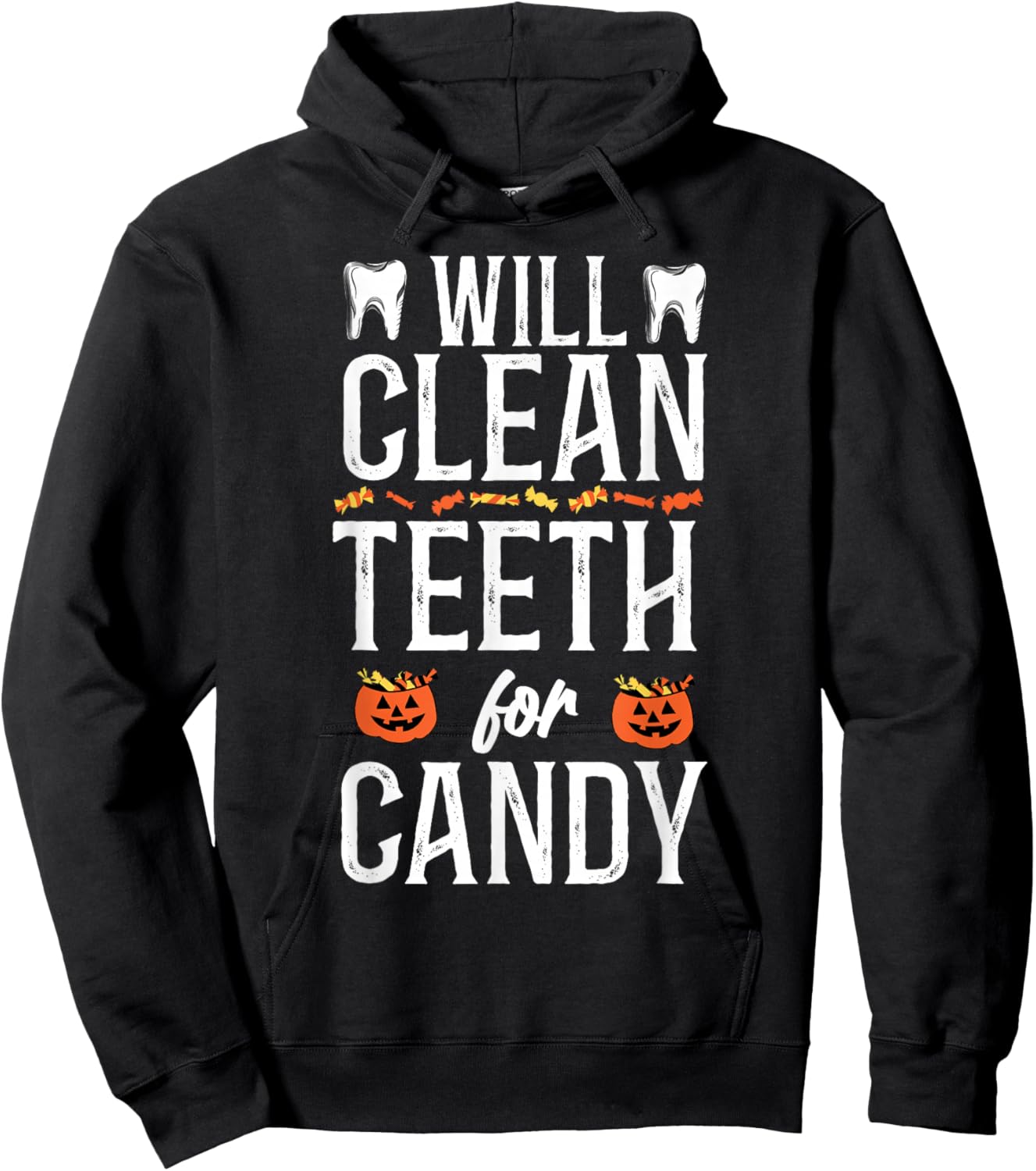 Dentist Dental Assistant Hygienist Halloween Hoodie - Hoodie | Black
