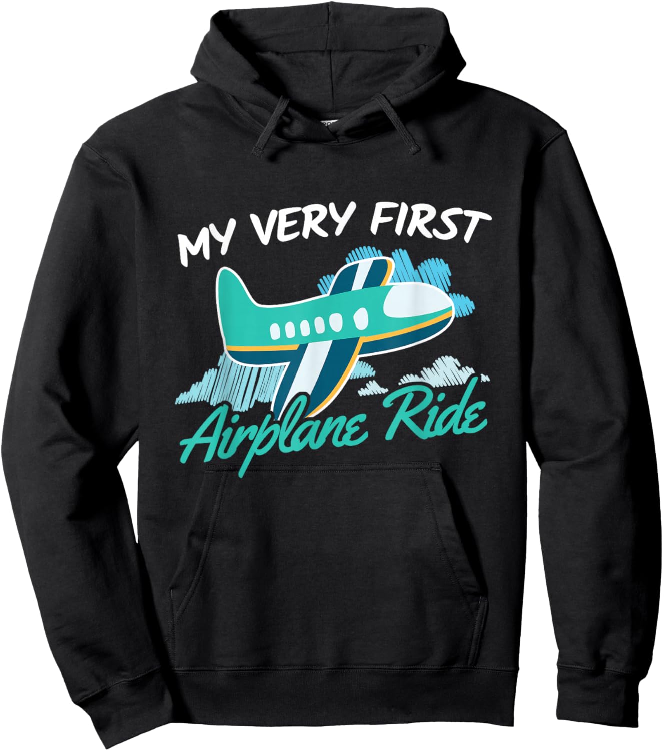 My very first Plane Ride Hoodie - Hoodie | Black