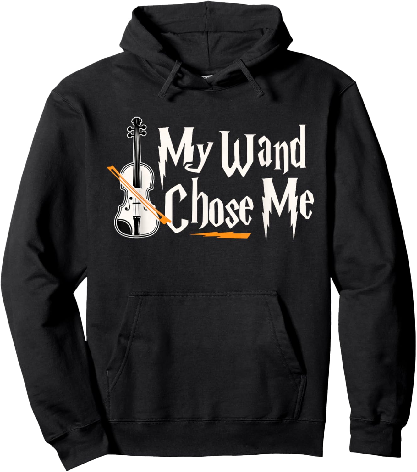 My Wand Chose Me Violin Player Violinist Music Small Hoodie - Hoodie | Black