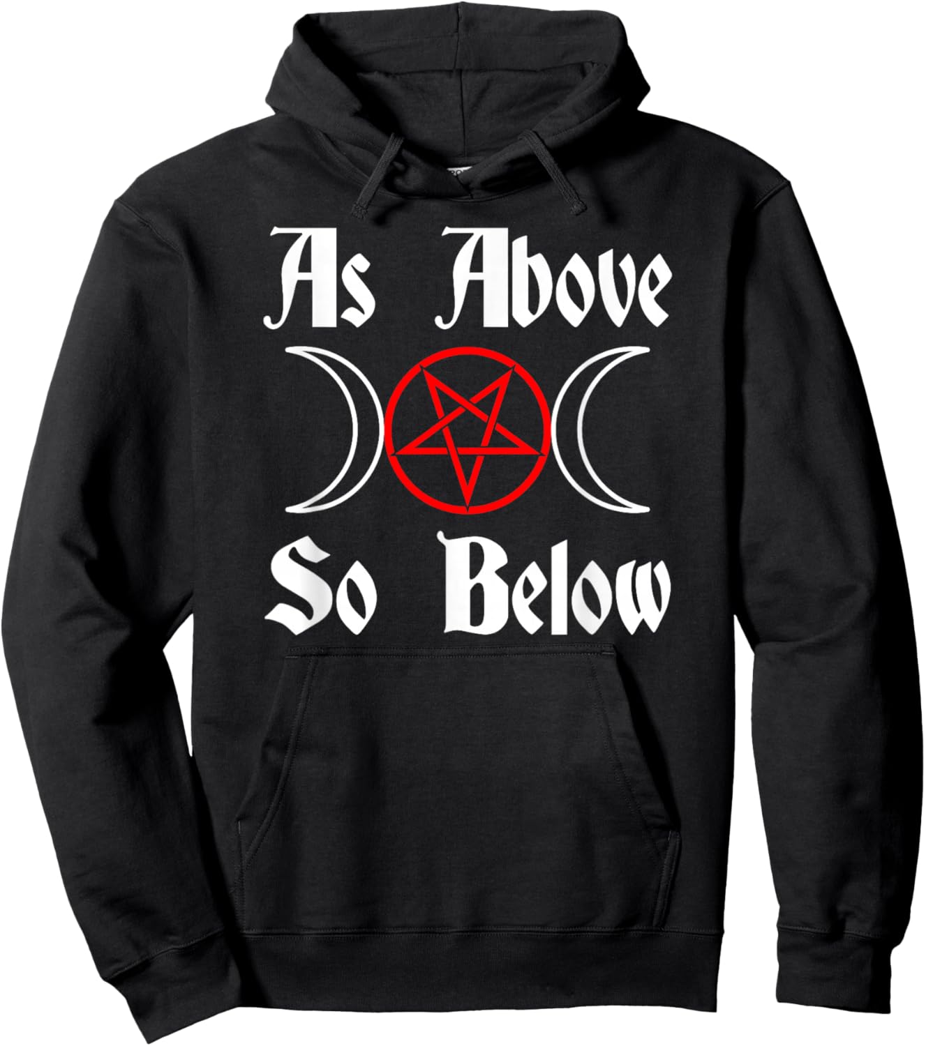 As Above, So Below Hoodie - Hoodie | Black