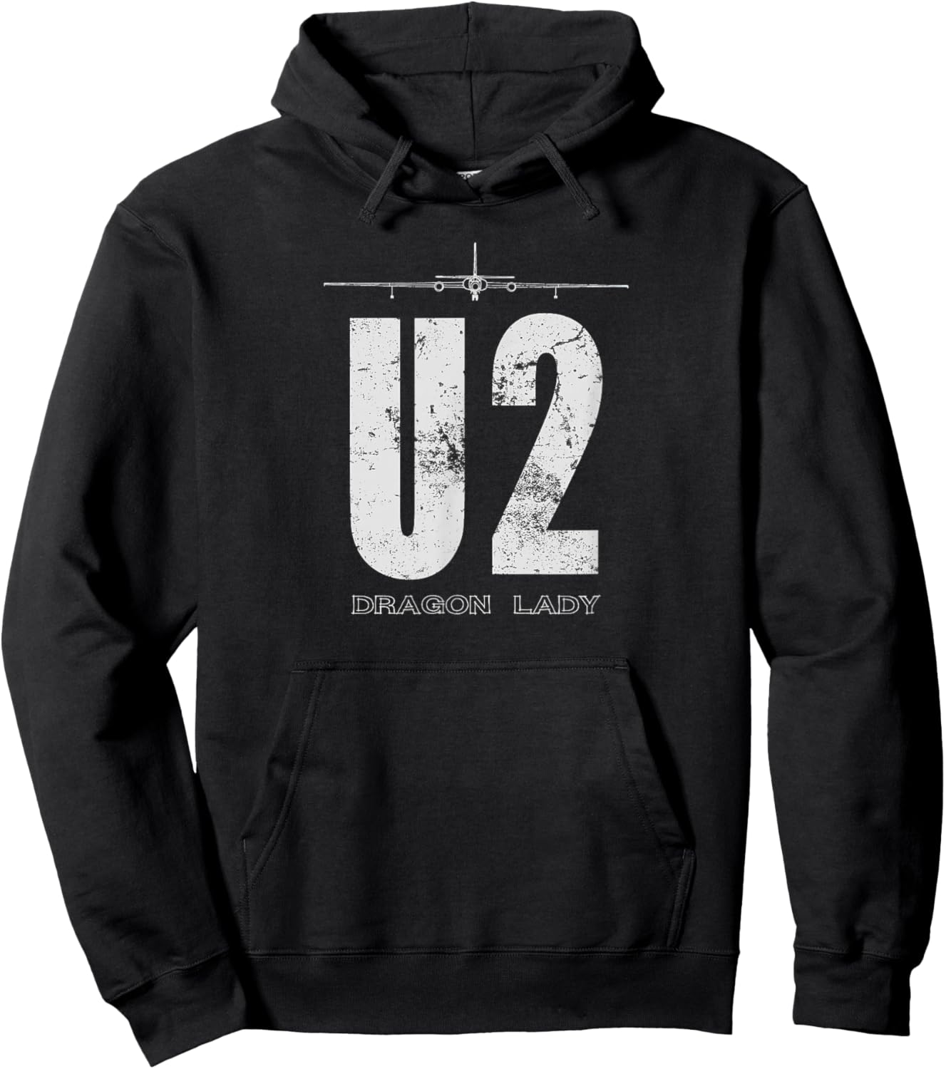 U-2 Dragon Lady Spy Plane Hoodie - Hoodie | Black