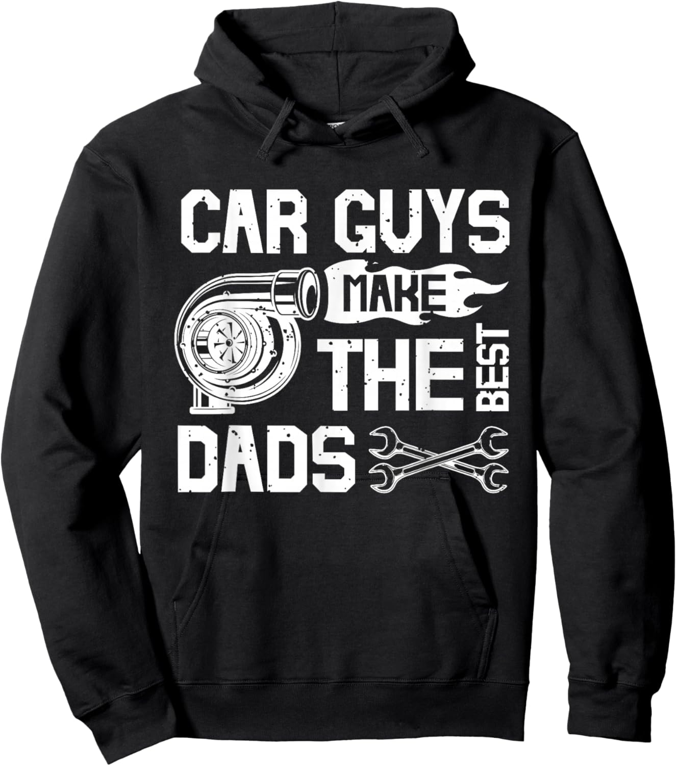 Car Guys Make The Best Dads Fathers Day Mechanic Dad Hoodie - Hoodie | Black