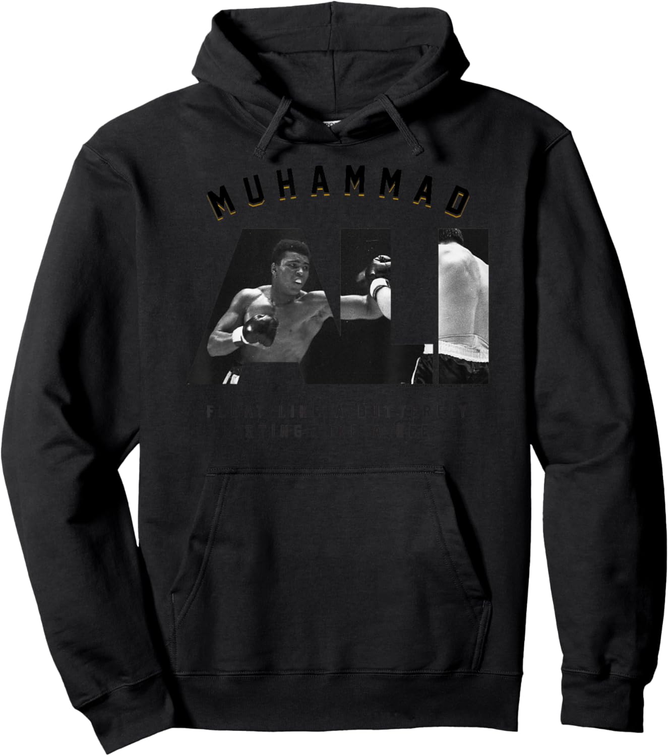 Muhammad Ali - Float Like A Butterfly Sting Like A Bee Hoodie - Hoodie | Black