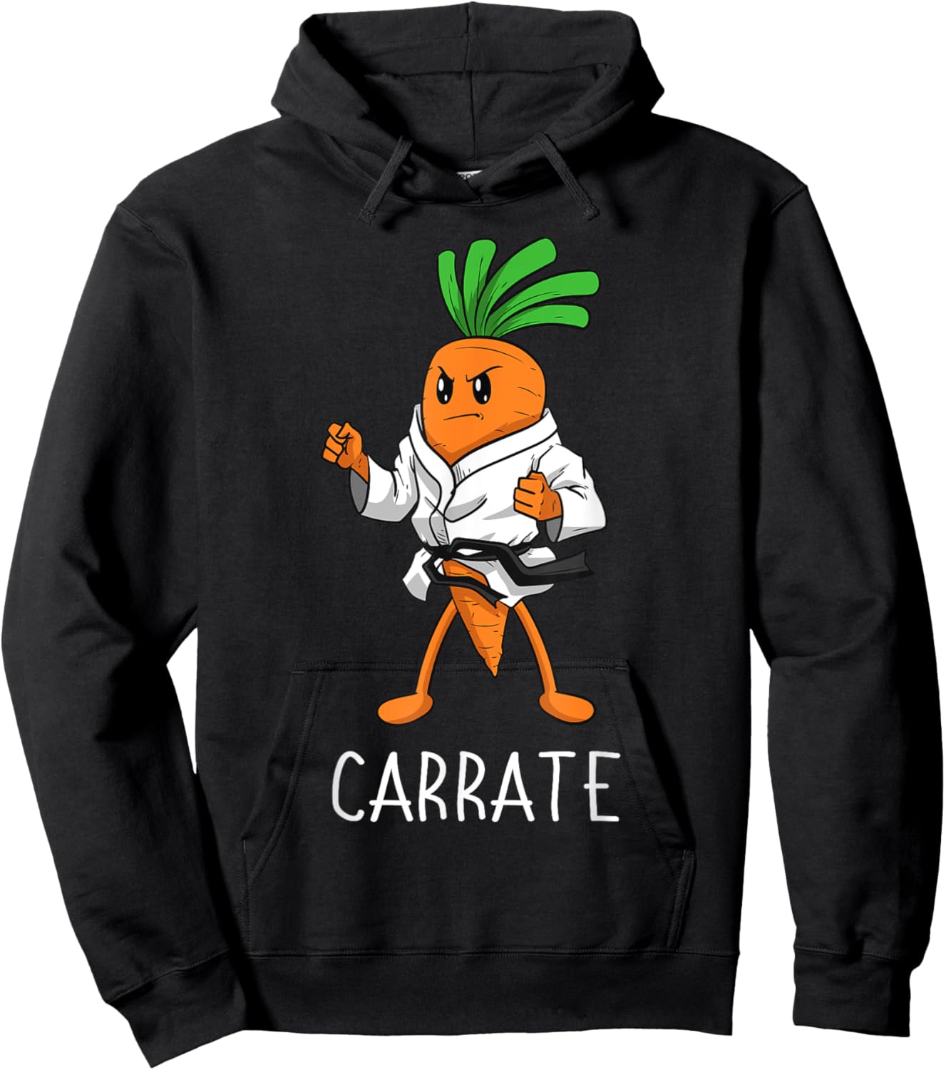 Carrate Karate Carrot Student Teacher Trainee Trainor Small Hoodie - Hoodie | Black