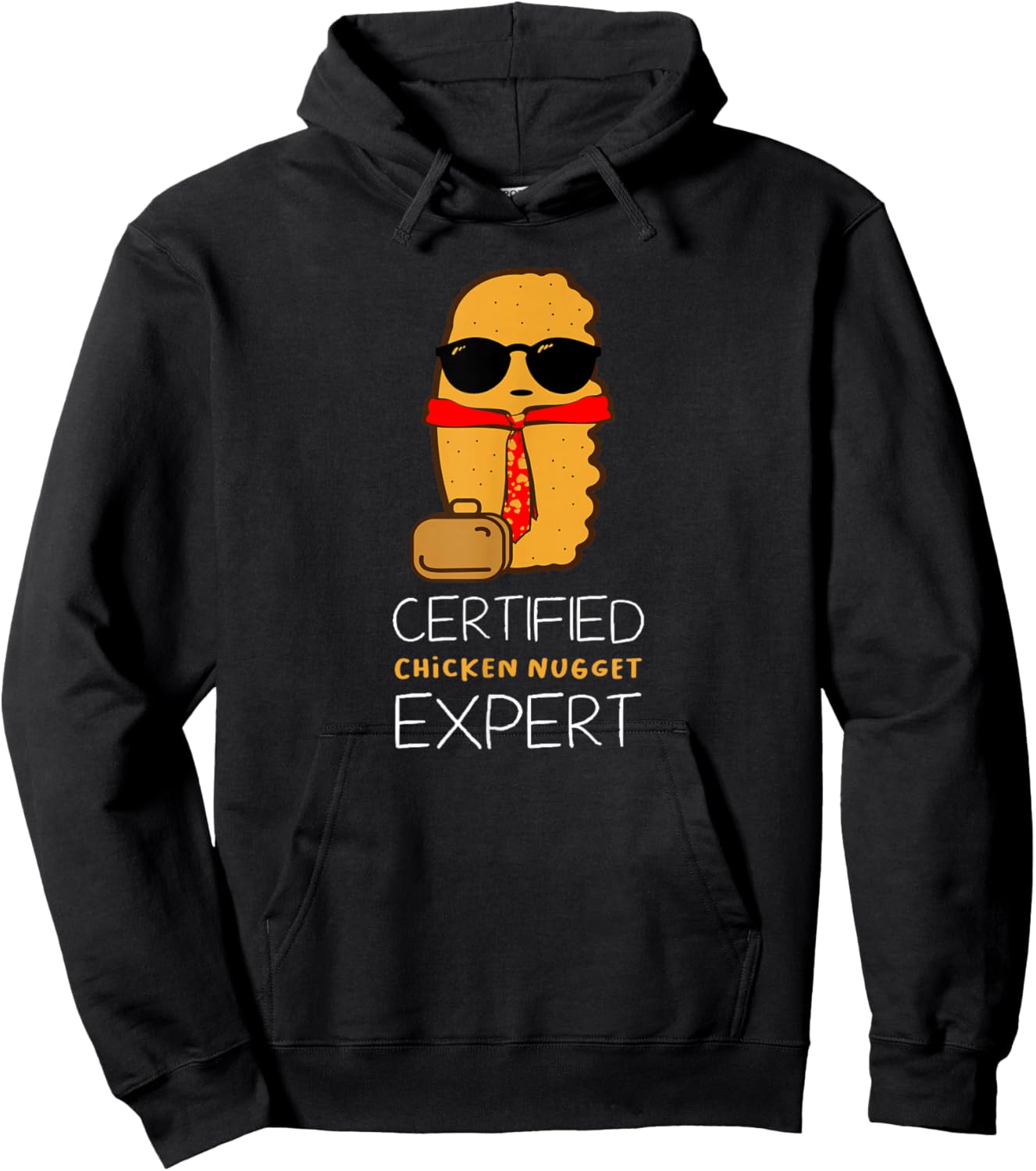 Certified Chicken Nugget for a Fast Food Chicken Nugget Hoodie - Hoodie | Black