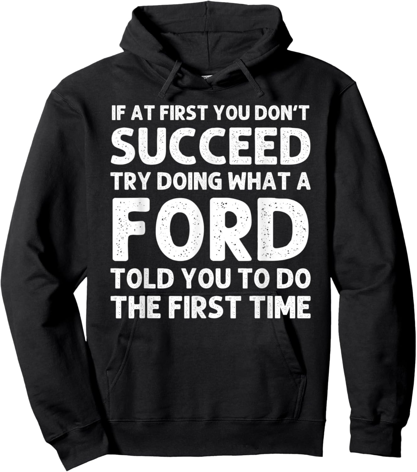 FORD Funny Surname Family Tree Birthday Reunion Idea Hoodie - Hoodie | Black