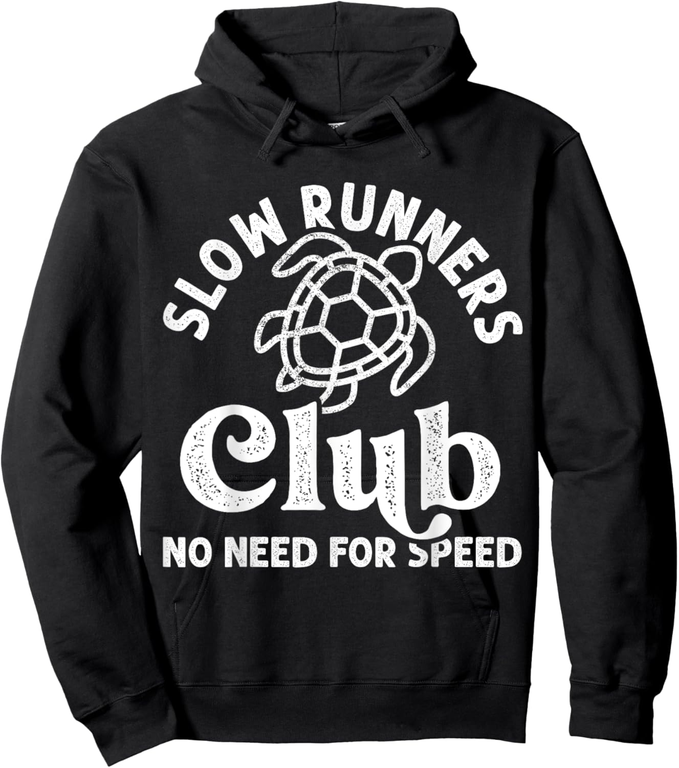 Funny Running Runner Slow Runners Club Track Cross Country Hoodie - Hoodie | Black