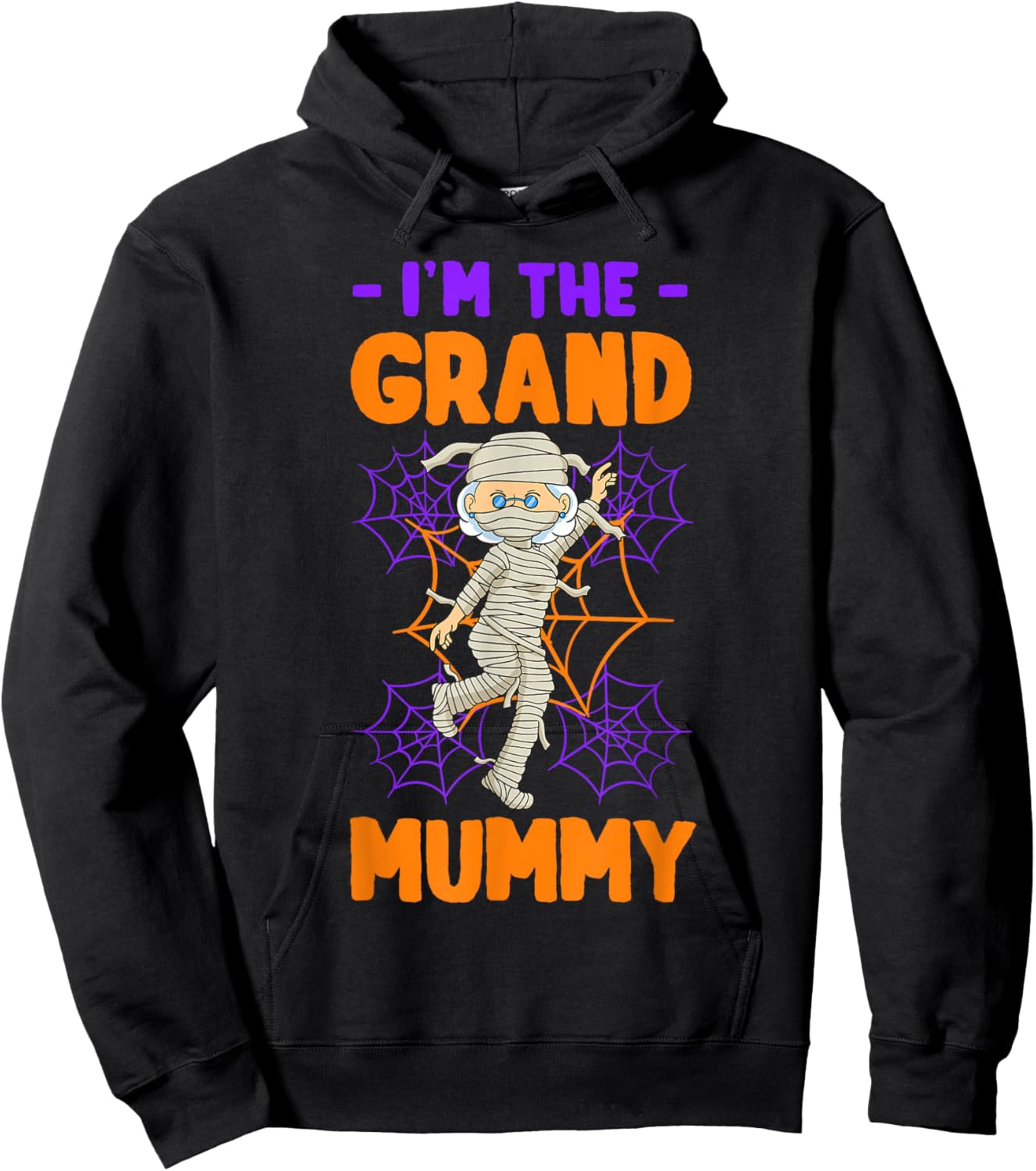 I'm The Grandmummy Halloween Grandmother Hoodie - Hoodie | Black