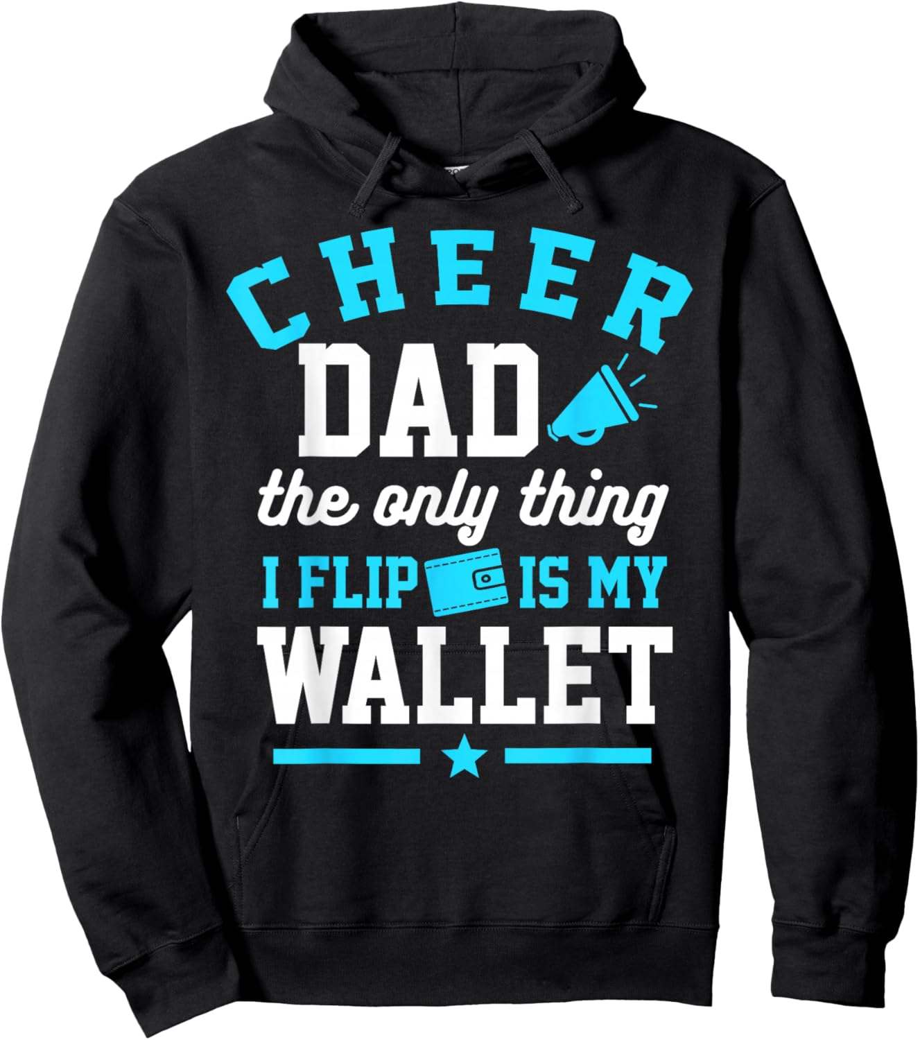 Cheer Dad Shirt Cheerleader Dad Cheerleading Competition Men Hoodie - Hoodie | Black