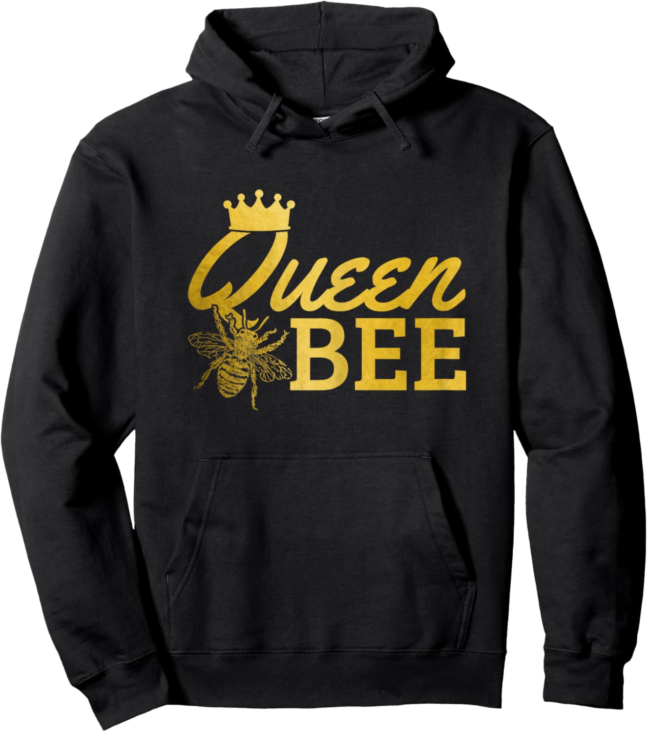 Queen Bee Beekeeper Beekeeping Vintage Funny Cute Girls Bee Hoodie - Hoodie | Black