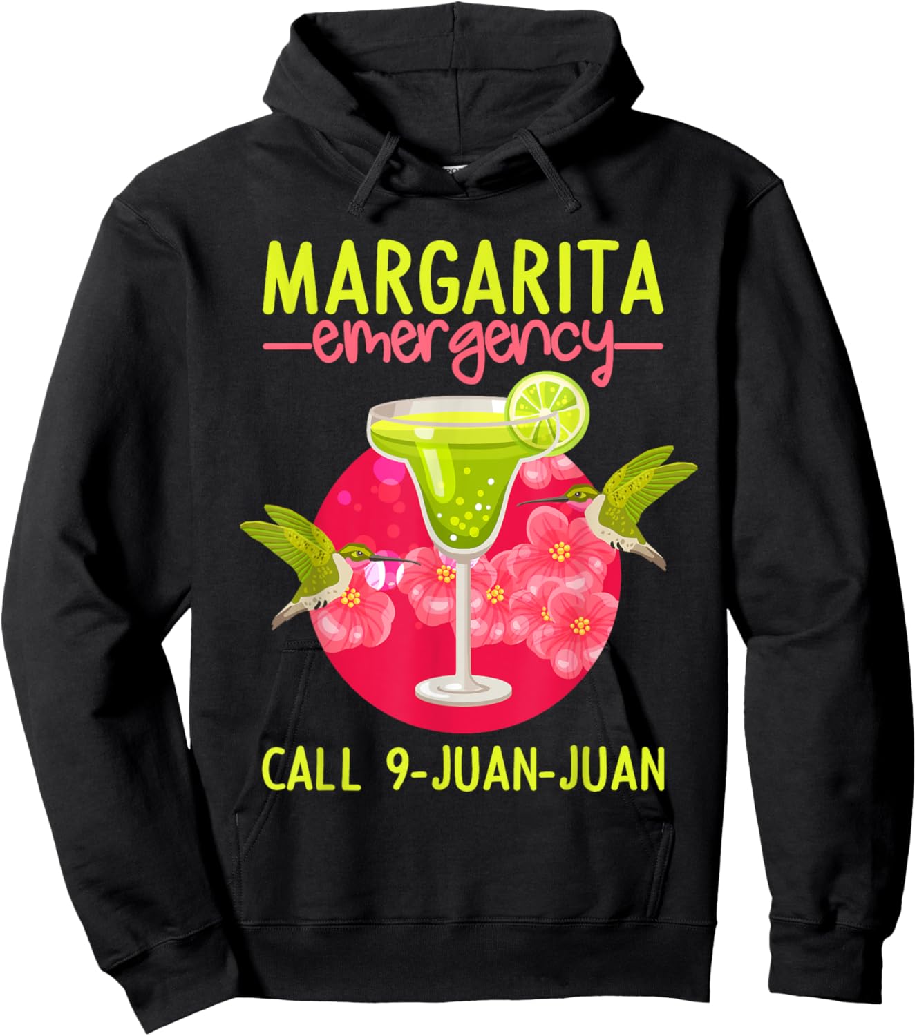 Margarita Emergency Shirt Mexican Fiesta Funny Cinco de Mayo Hoodie - Hoodie | Black